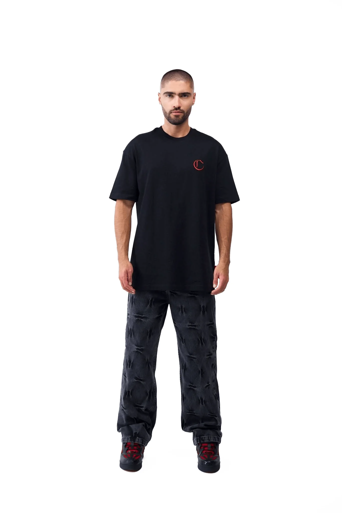 THREE PACK MASCULINO VENDETTA NEGRO/GRIS/OSCURO/ROJO CLEMONT - Image 4
