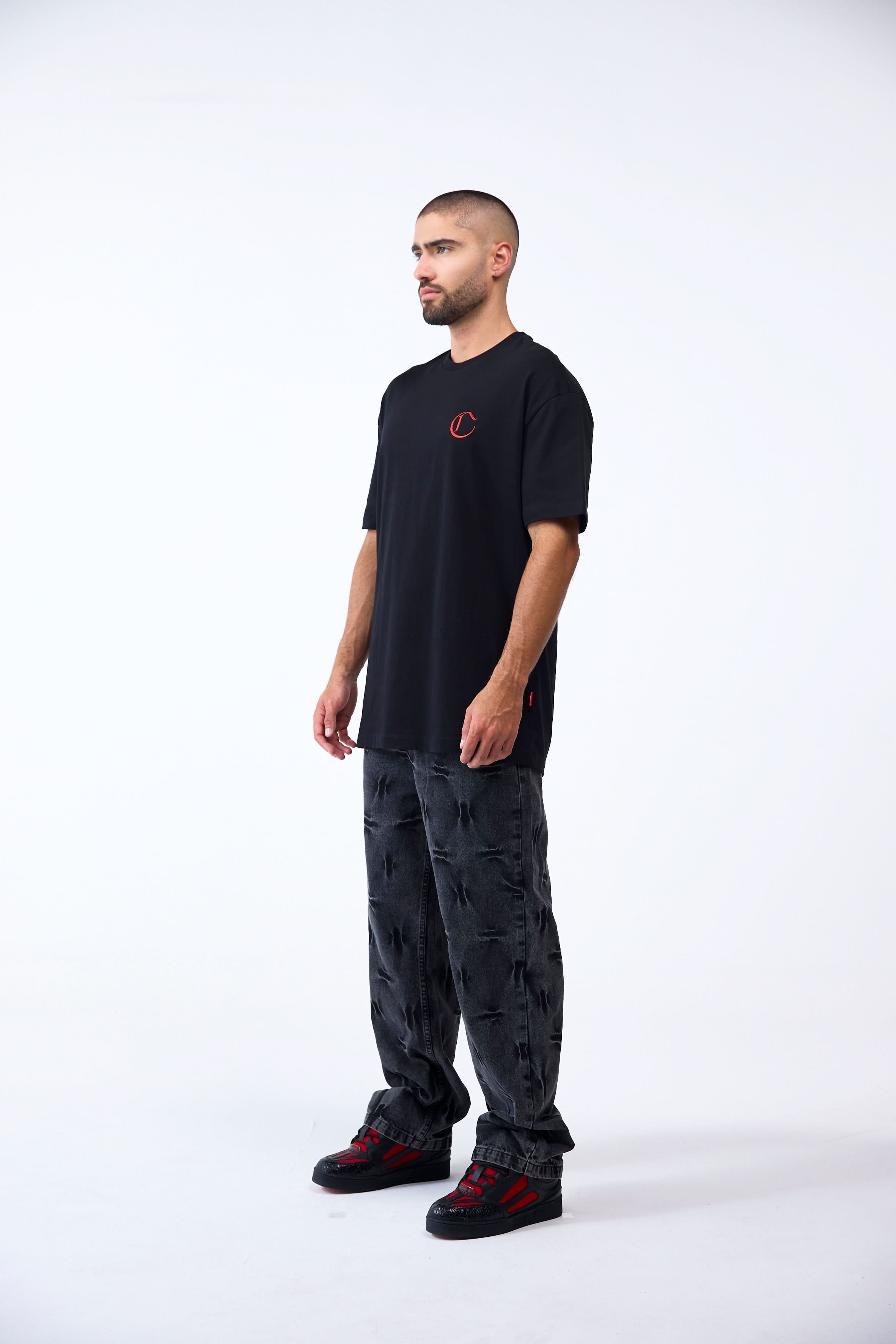 THREE PACK MASCULINO VENDETTA NEGRO/GRIS/OSCURO/ROJO CLEMONT - Image 6
