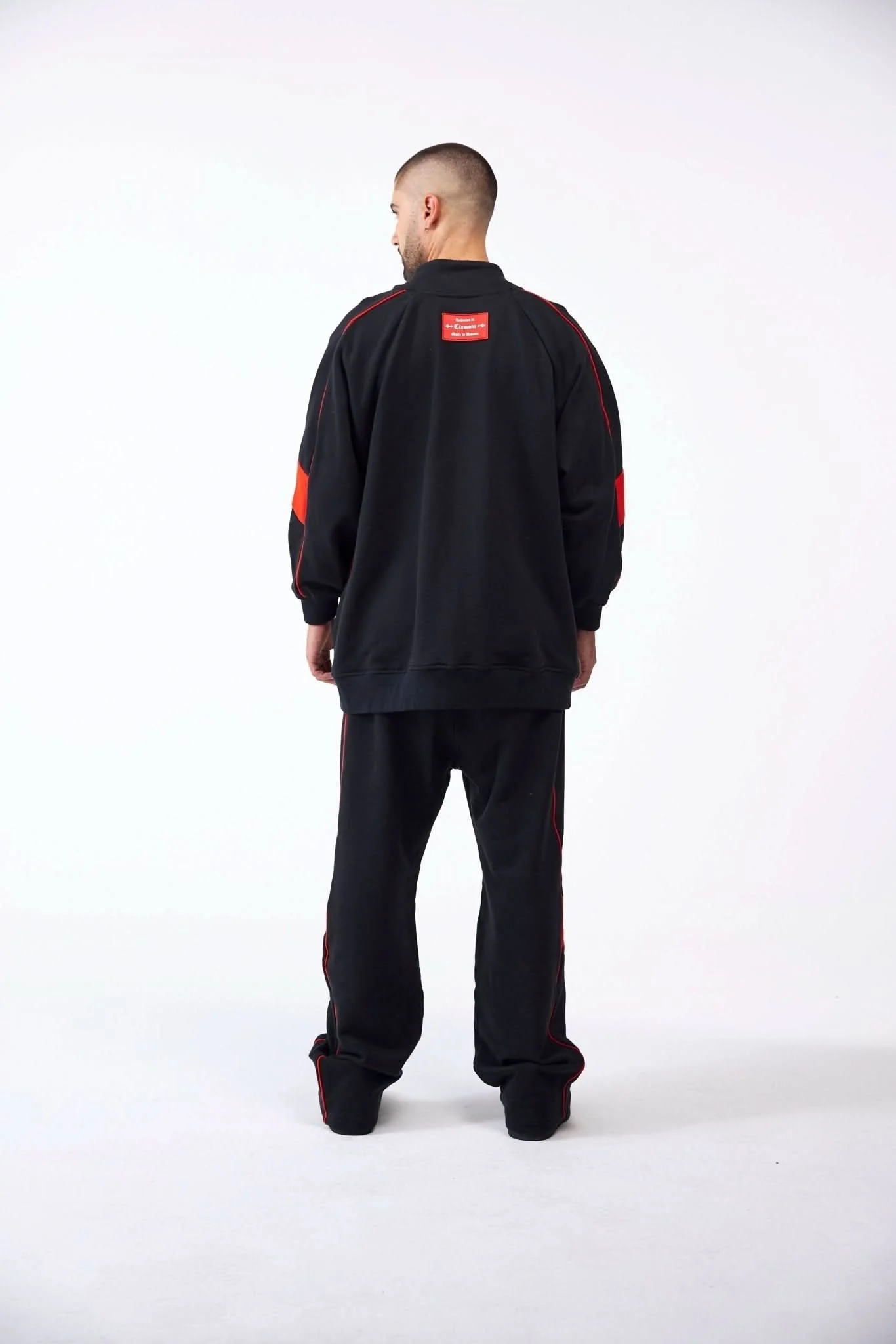 BUSO MASCULINO MUTO NEGRO ROJO CLEMONT - Image 6