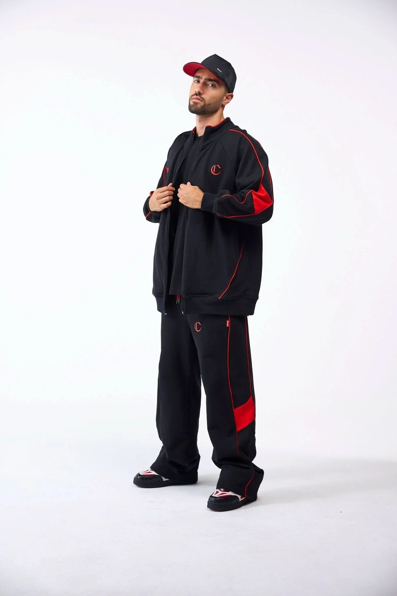 BUSO MASCULINO MUTO NEGRO ROJO CLEMONT - Image 7