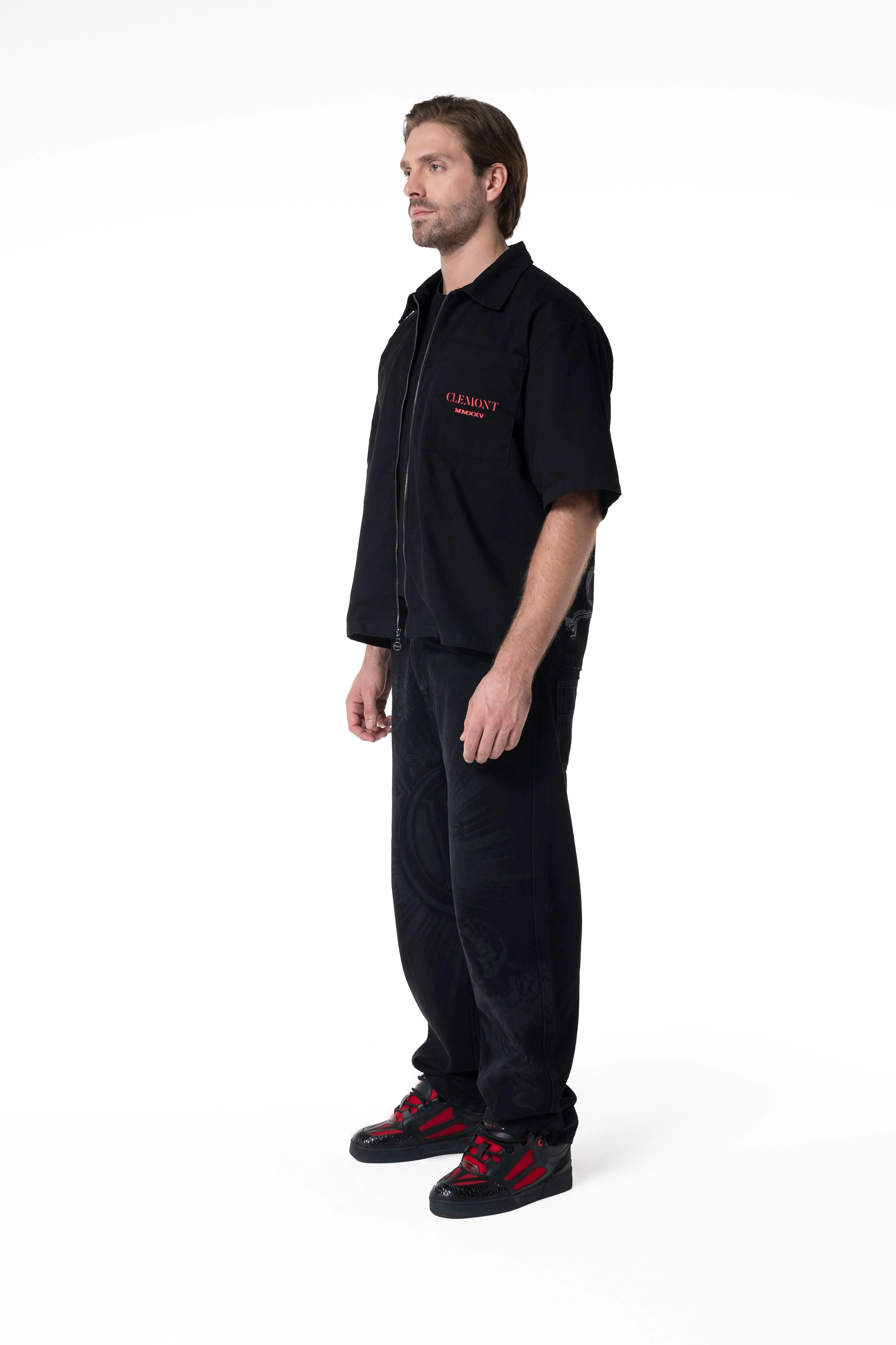 CAMISAS HOMBRE SPEZZATO NEGRO CLEMONT - Image 5