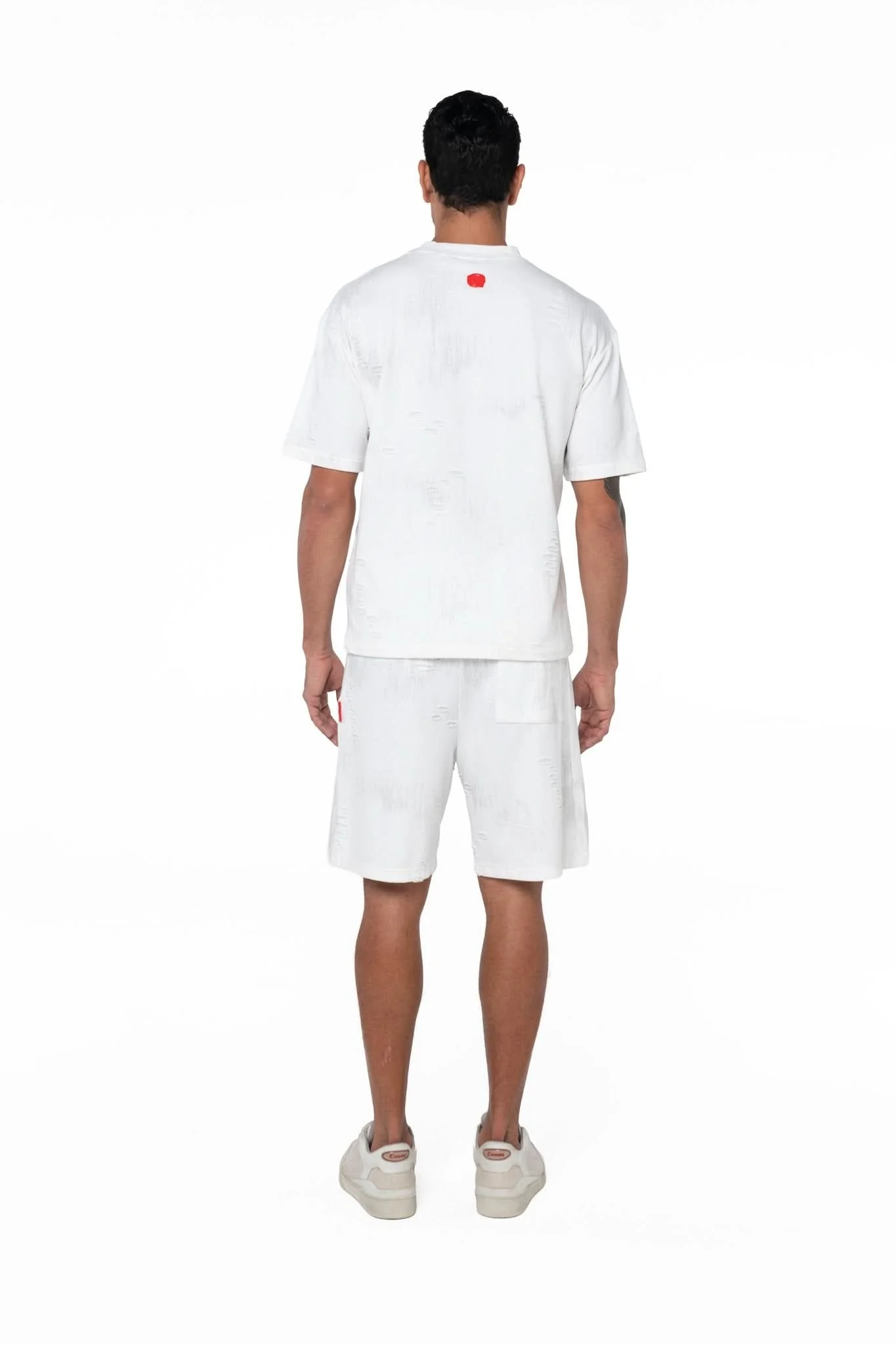 CAMISETA OVERSIZED MASCULINO ESTIVO CREMA/NEGRO CLEMONT - Image 7