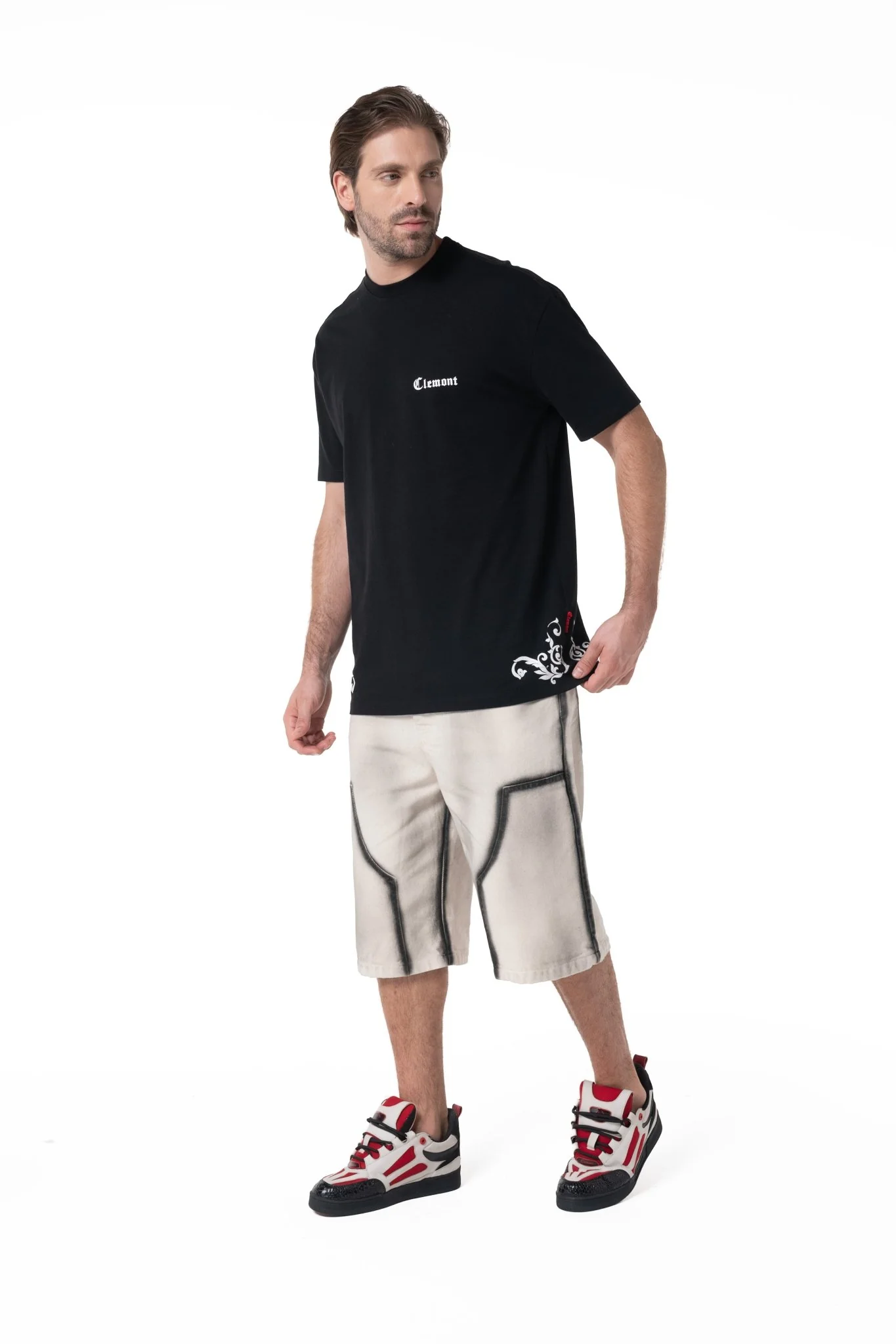 CAMISETA HOMBRE SCORRERE NEGRO CLEMONT - Image 7