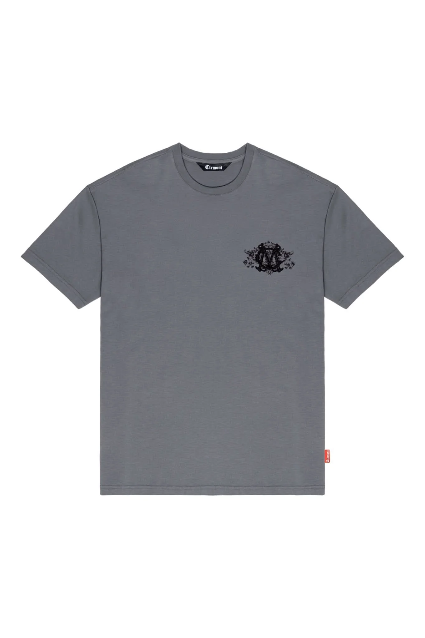 CAMISETA MASCULINA MUSCHIO GRIS OSCURO CLEMONT