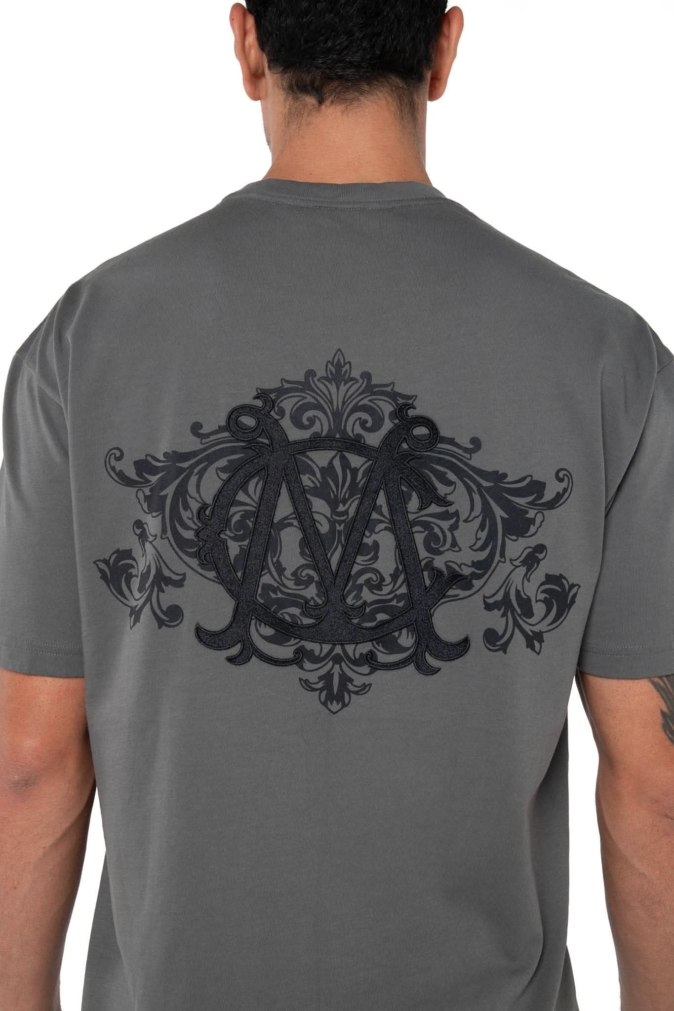 CAMISETA MASCULINA MUSCHIO GRIS OSCURO CLEMONT - Image 3