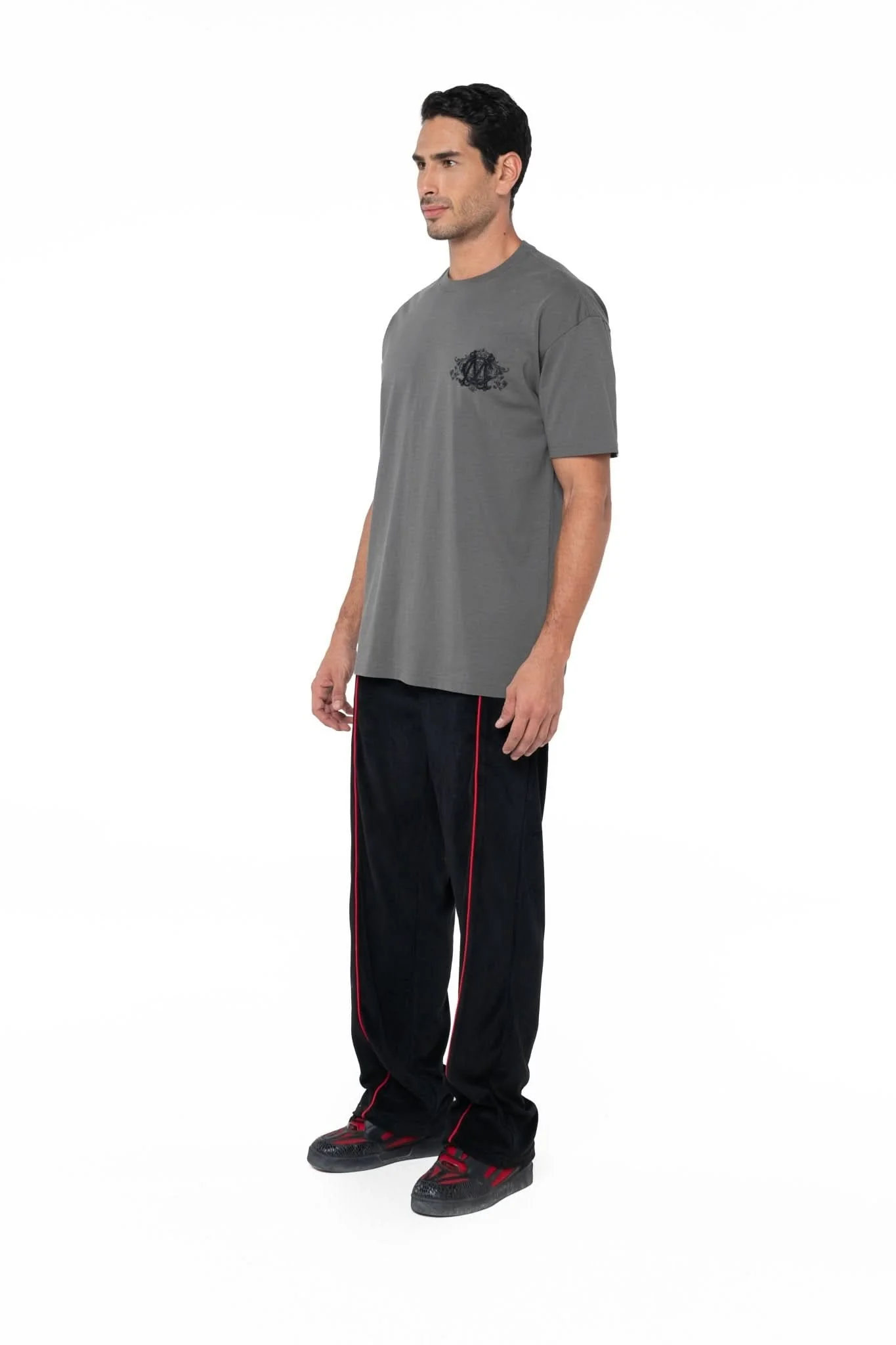 CAMISETA MASCULINA MUSCHIO GRIS OSCURO CLEMONT - Image 5