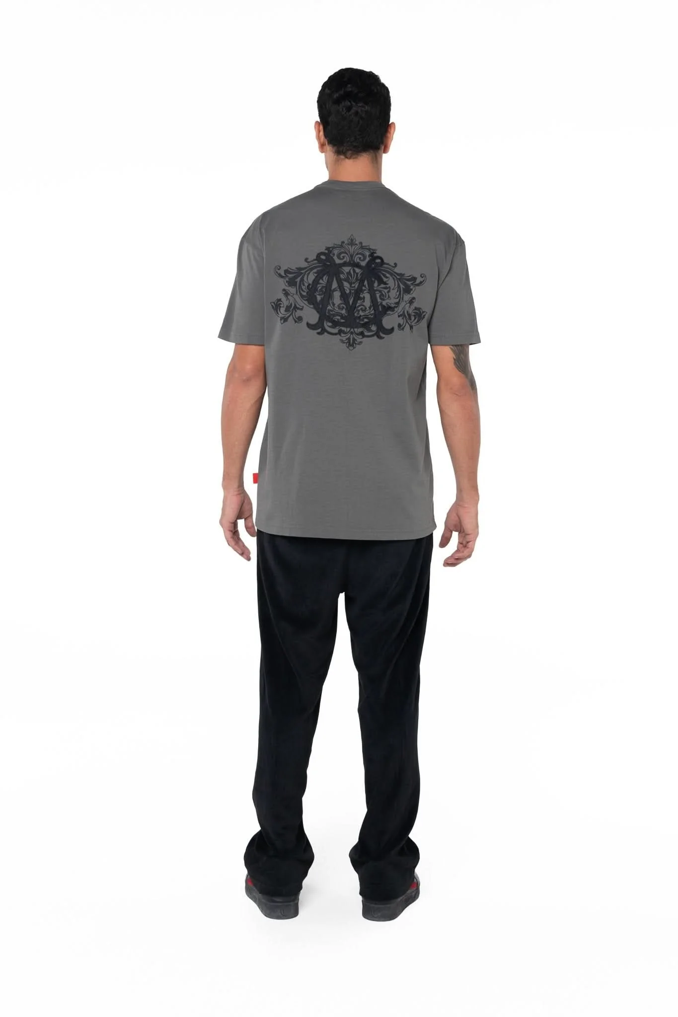 CAMISETA MASCULINA MUSCHIO GRIS OSCURO CLEMONT - Image 6