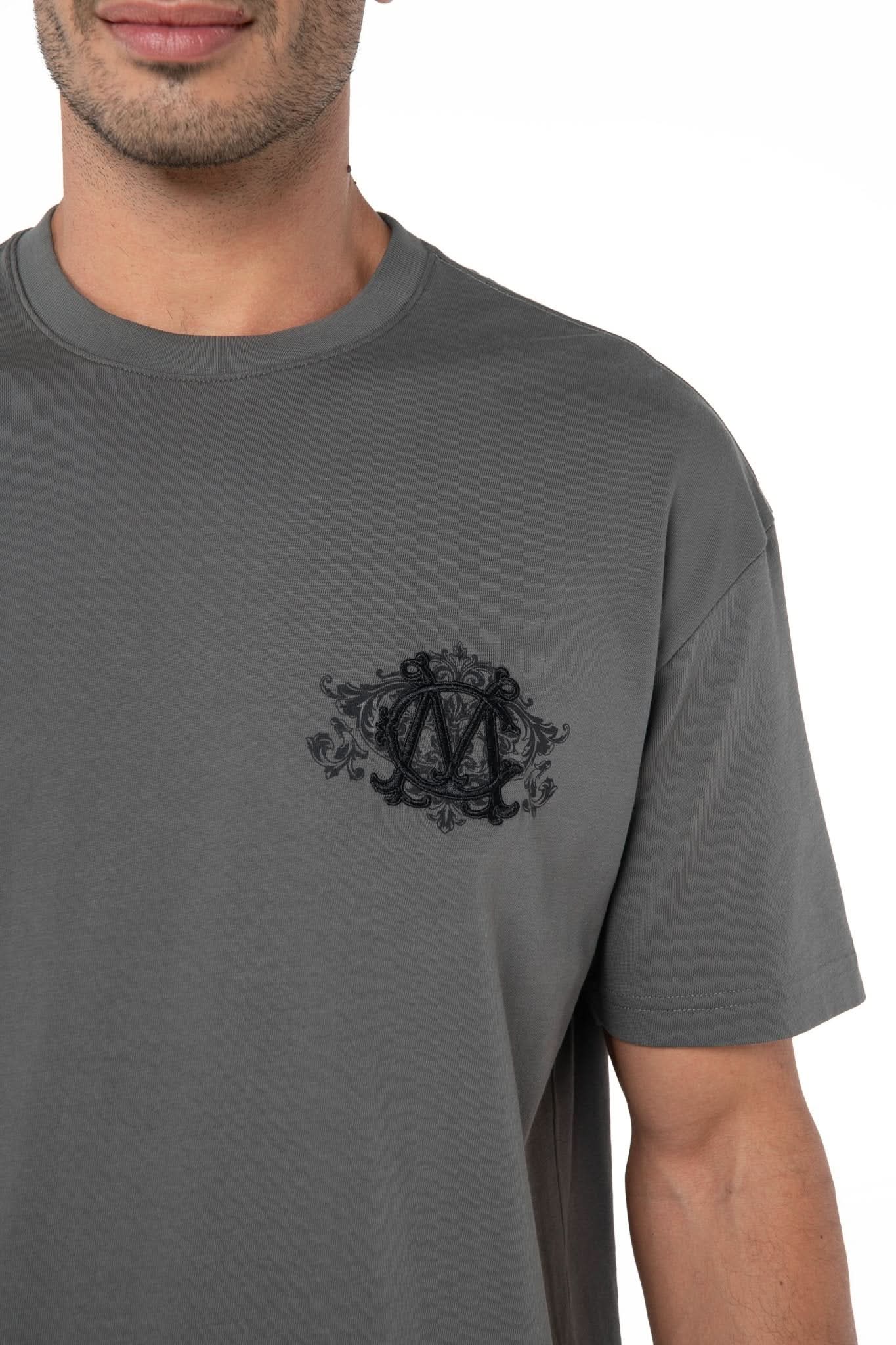 CAMISETA MASCULINA MUSCHIO GRIS OSCURO CLEMONT - Image 8