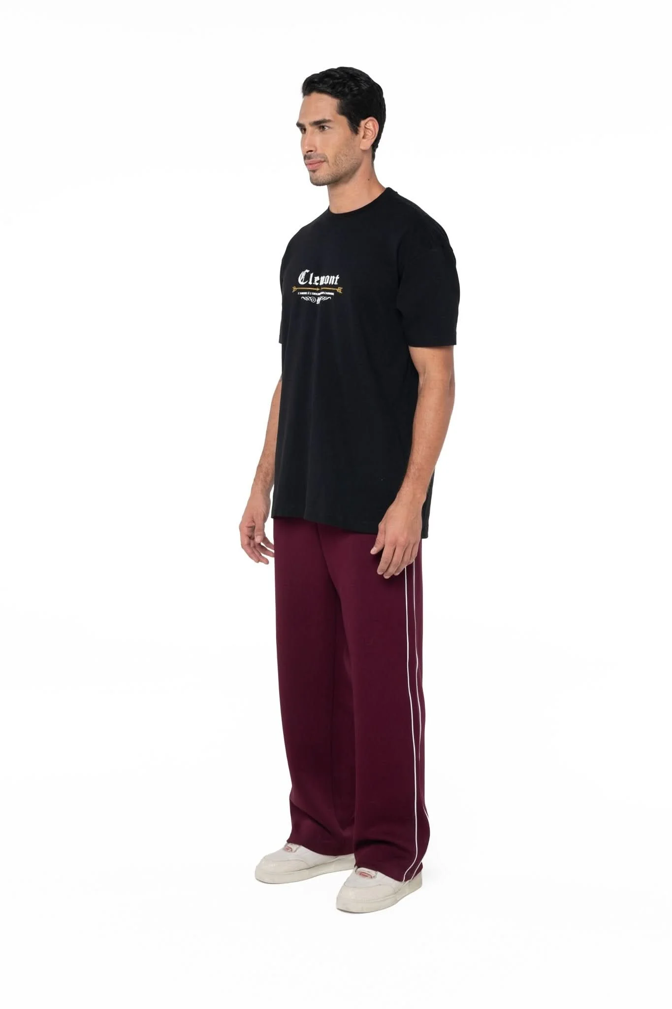 CAMISETA MASCULINA TATTILE SEMI OVERSIZED NEGRO CLEMONT - Image 5