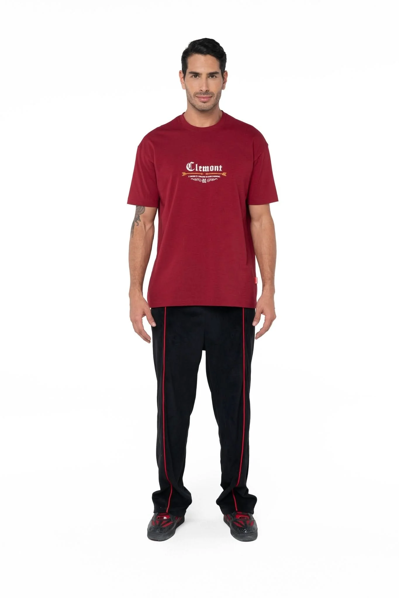 CAMISETA MASCULINA TATTILE SEMI OVERSIZED VINOTINTO CLEMONT - Image 4