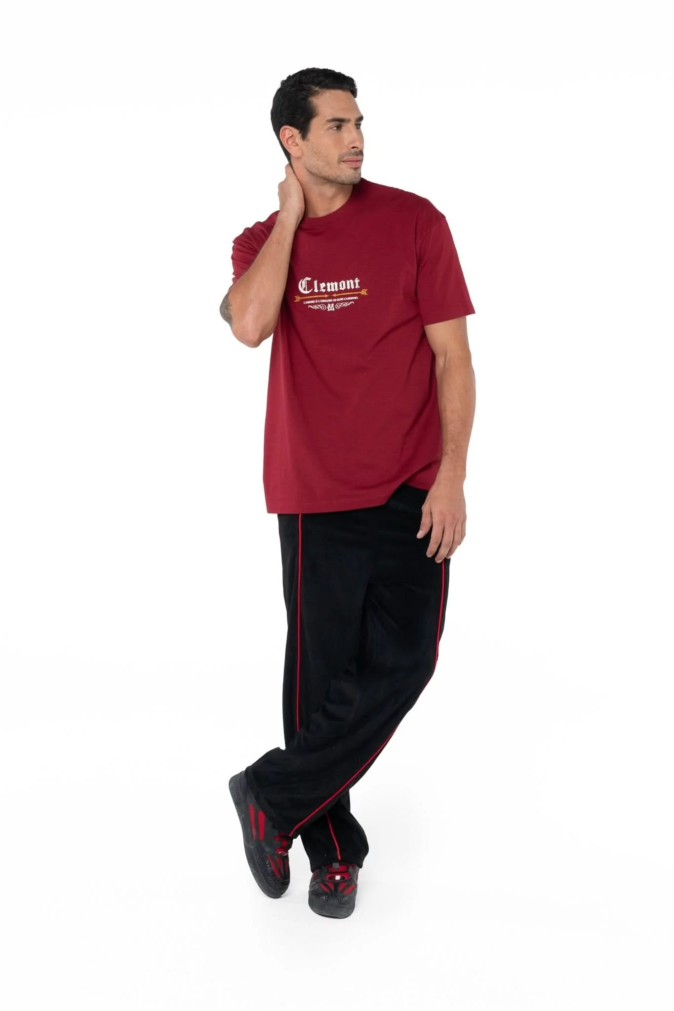 CAMISETA MASCULINA TATTILE SEMI OVERSIZED VINOTINTO CLEMONT - Image 6