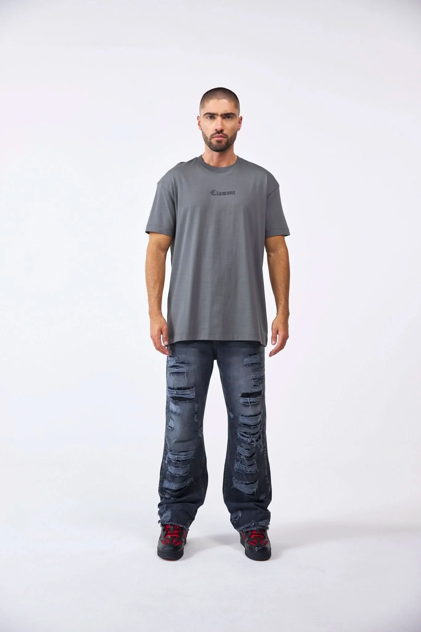 CAMISETA MASCULINO BRUMALE GRIS OSCURO CLEMONT - Image 4