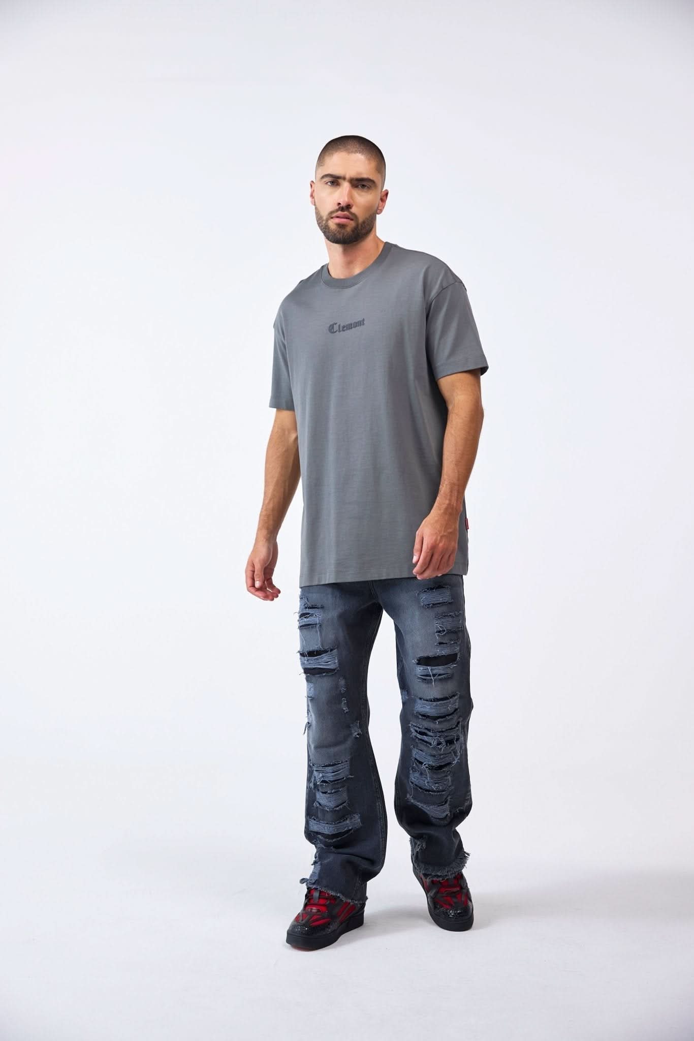 CAMISETA MASCULINO BRUMALE GRIS OSCURO CLEMONT - Image 6