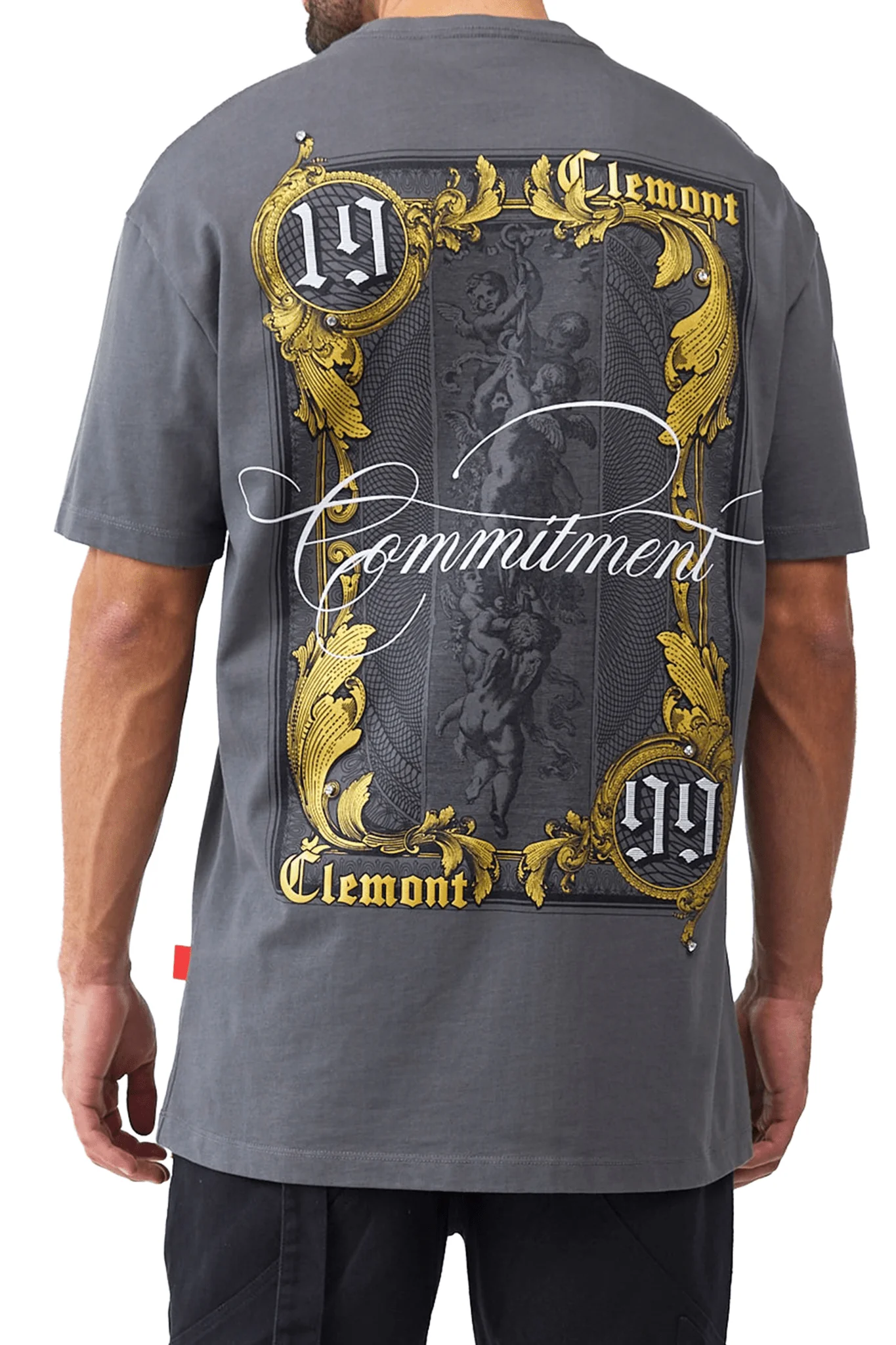 CAMISETA MASCULINO CUPOLA GRIS OSCURO CLEMONT - Image 2