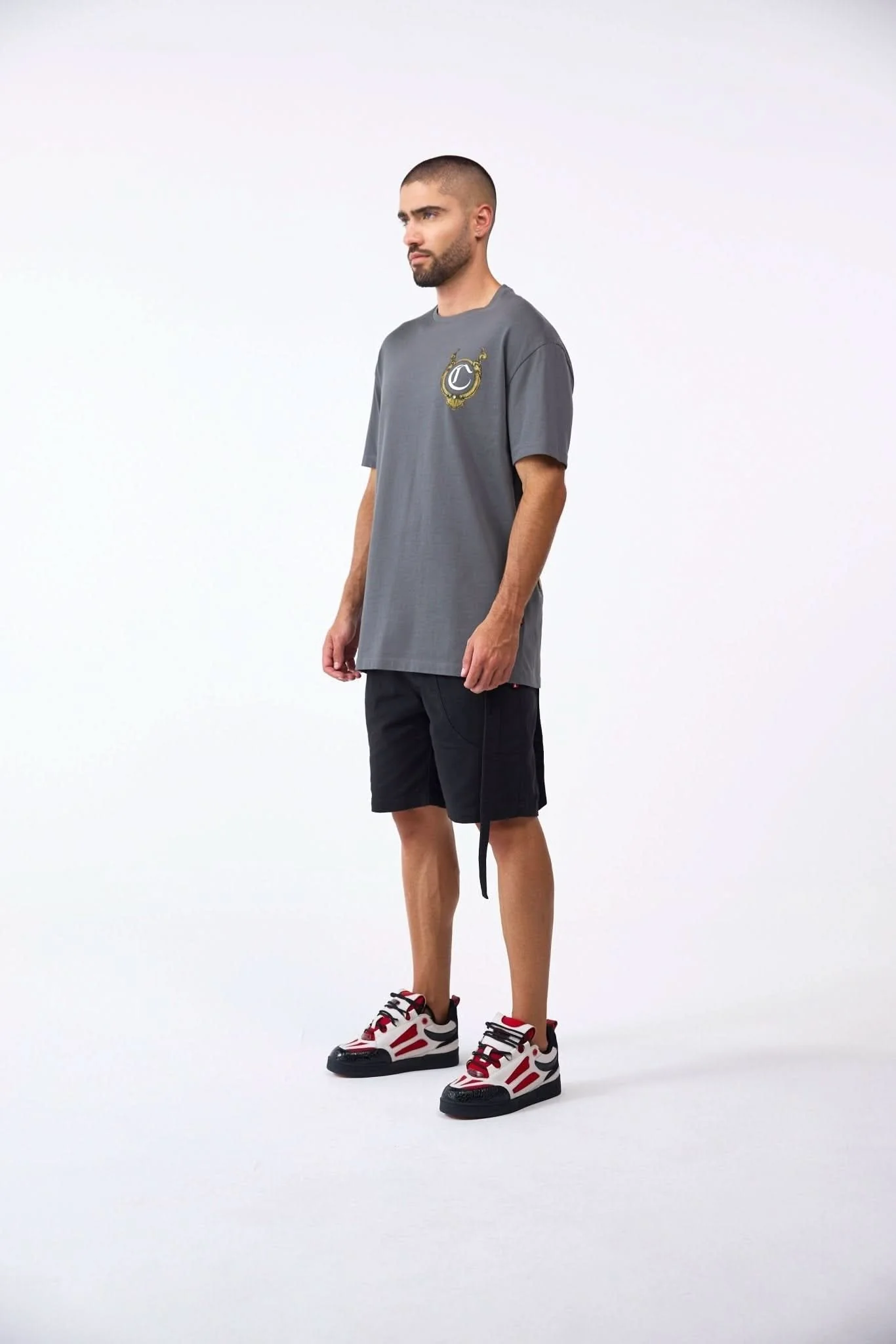 CAMISETA MASCULINO CUPOLA GRIS OSCURO CLEMONT - Image 4