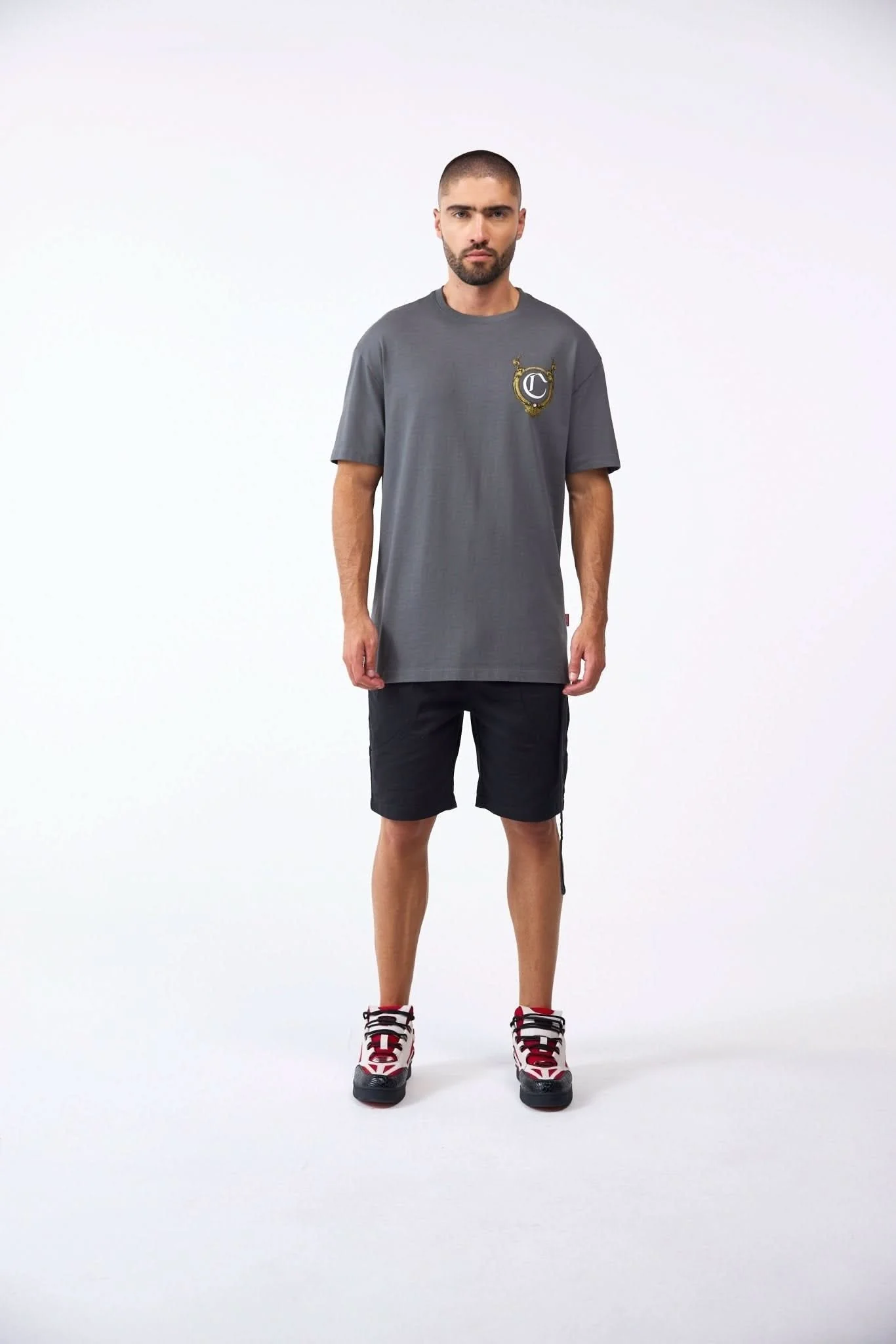 CAMISETA MASCULINO CUPOLA GRIS OSCURO CLEMONT - Image 5