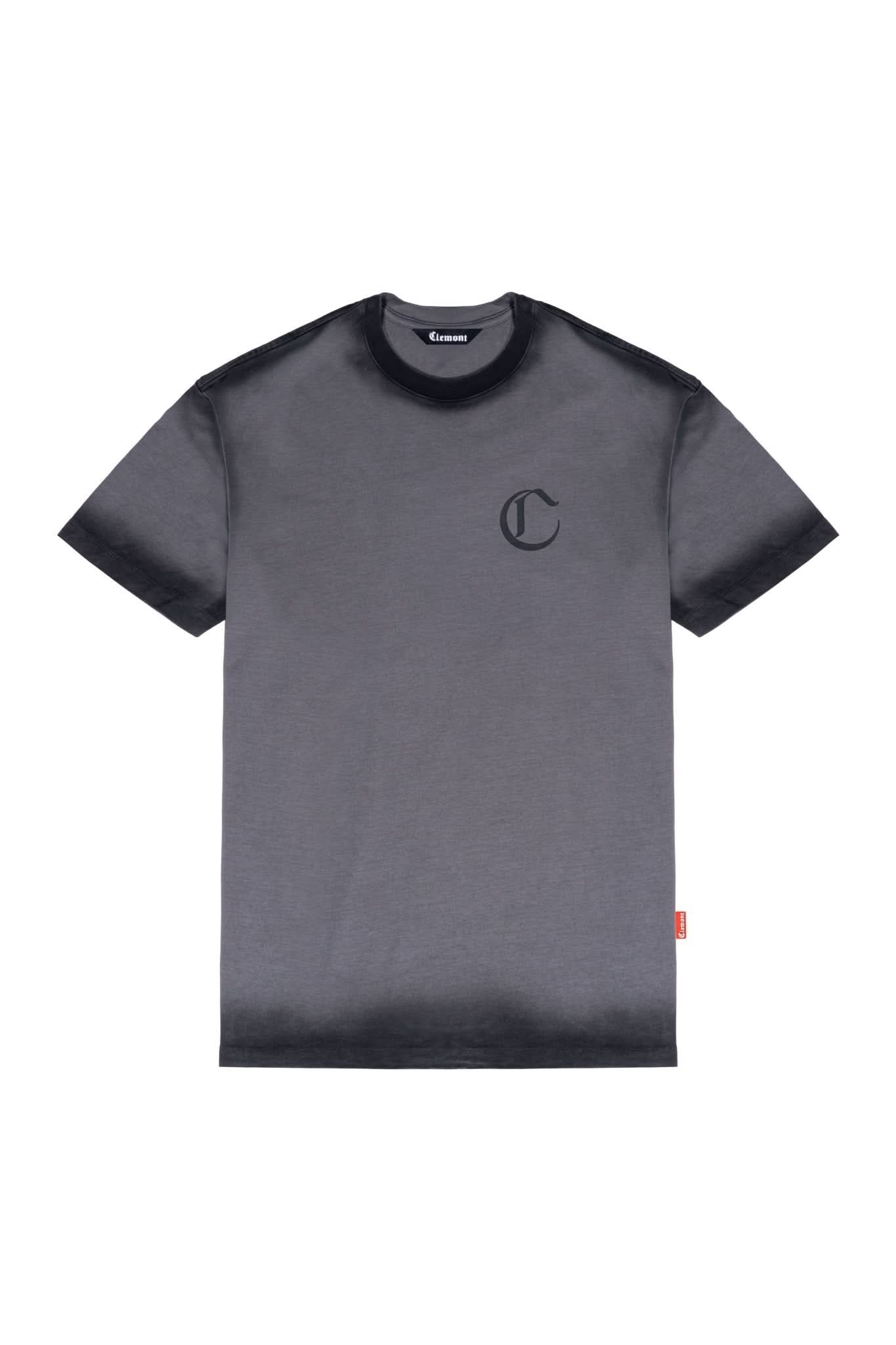 CAMISETA MASCULINO INTAGLIO GRIS OSCURO CLEMONT - Image 4