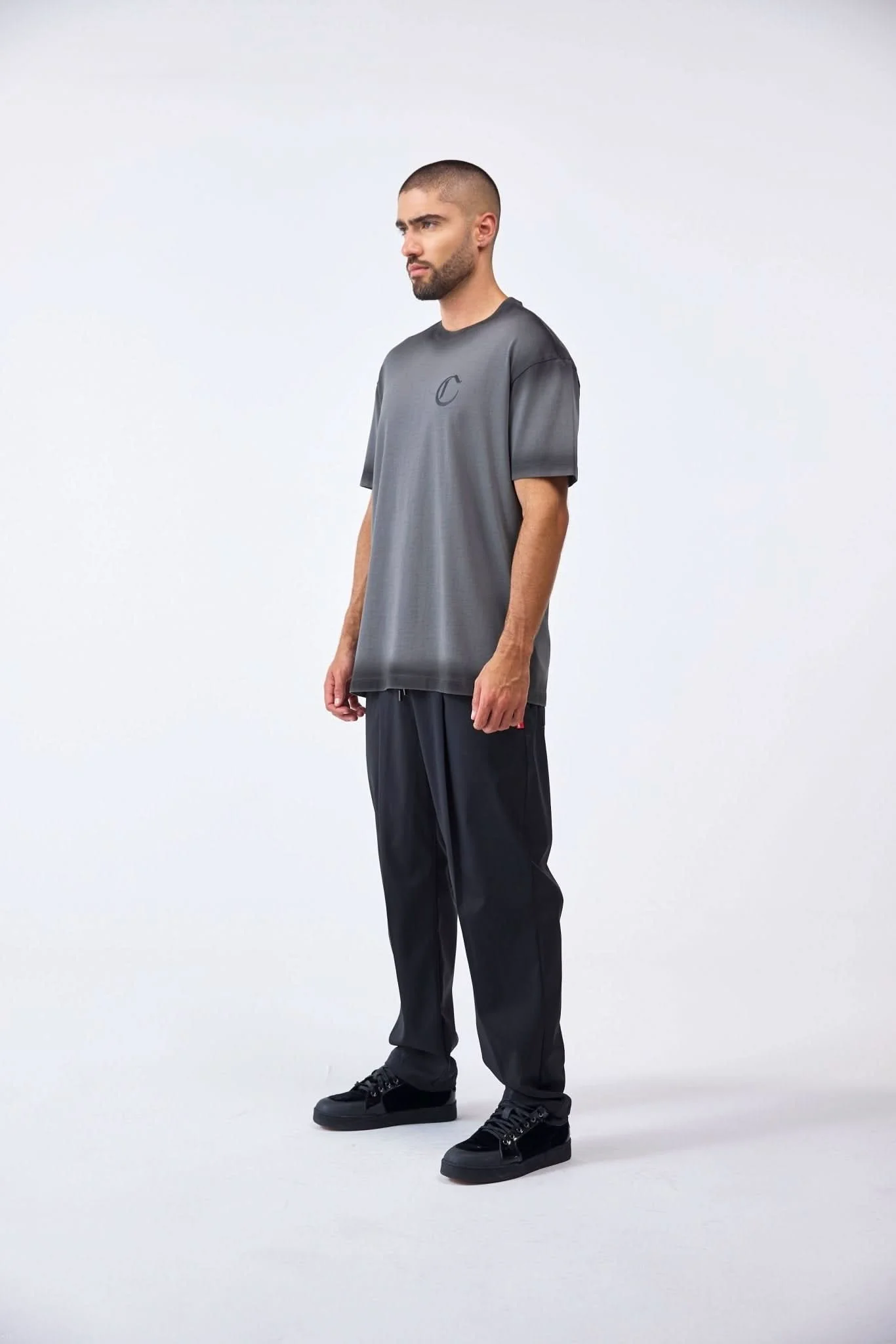 CAMISETA MASCULINO INTAGLIO GRIS OSCURO CLEMONT - Image 6