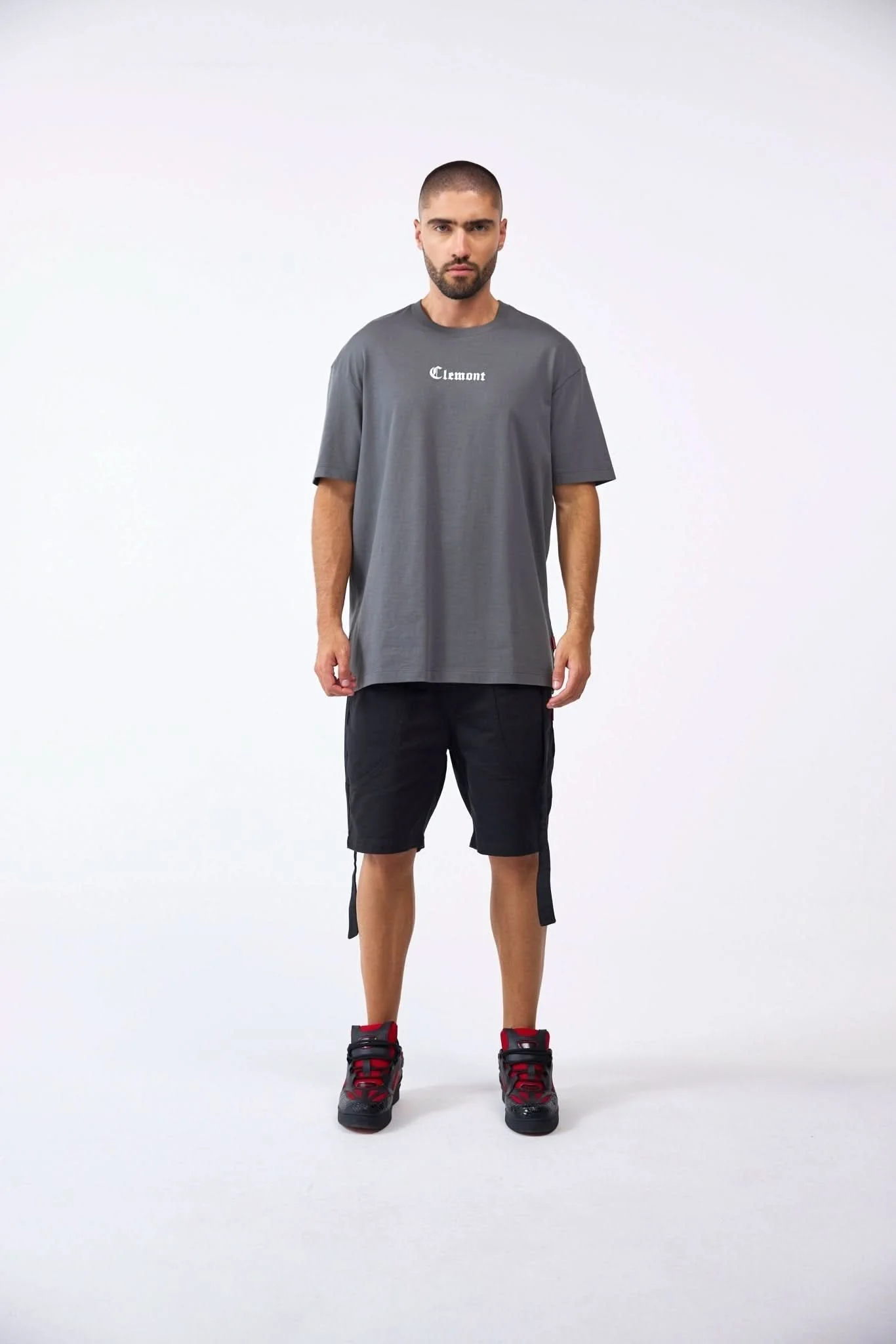 CAMISETA MASCULINO PALADINO GRIS OSCURO CLEMONT - Image 5
