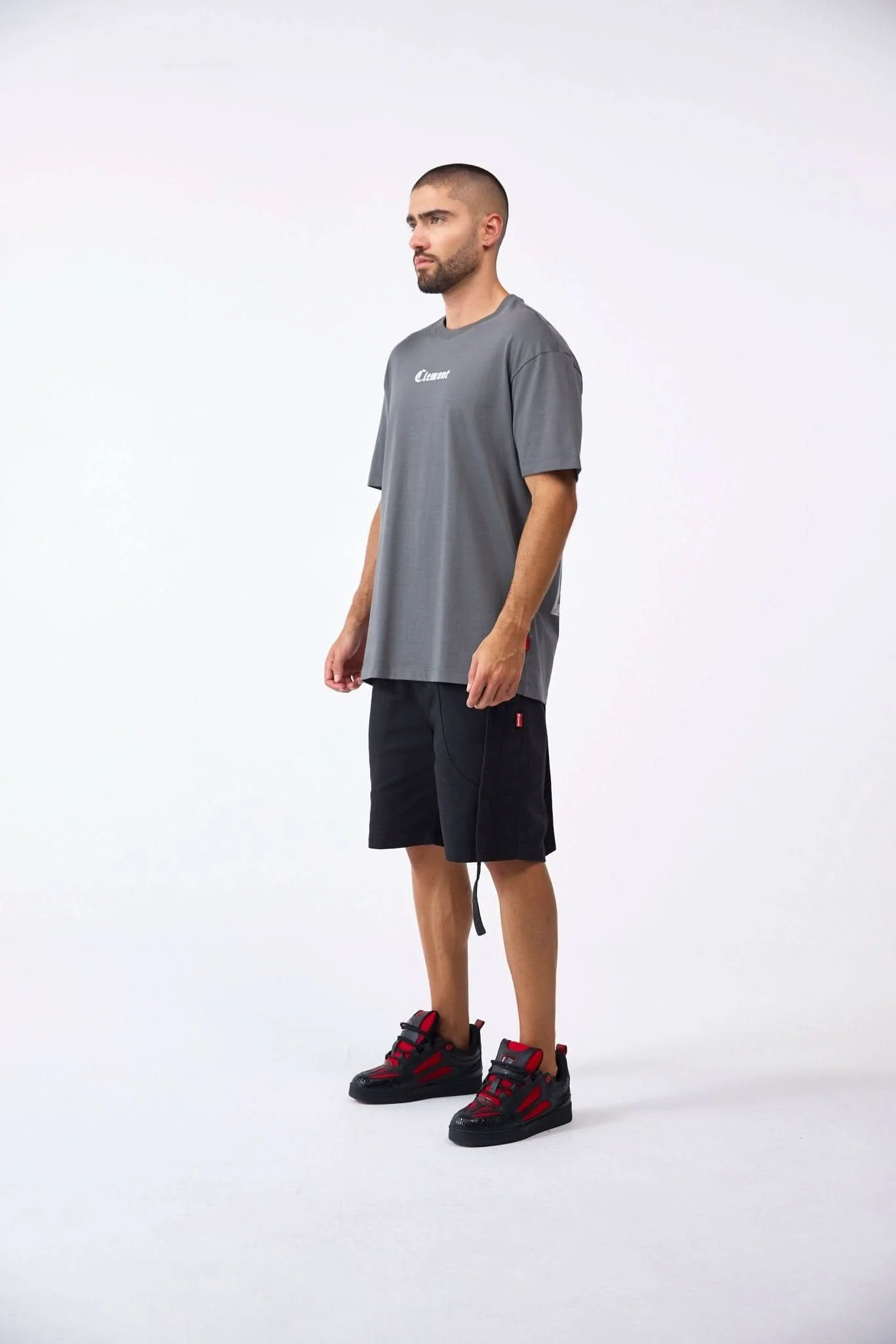 CAMISETA MASCULINO PALADINO GRIS OSCURO CLEMONT - Image 6