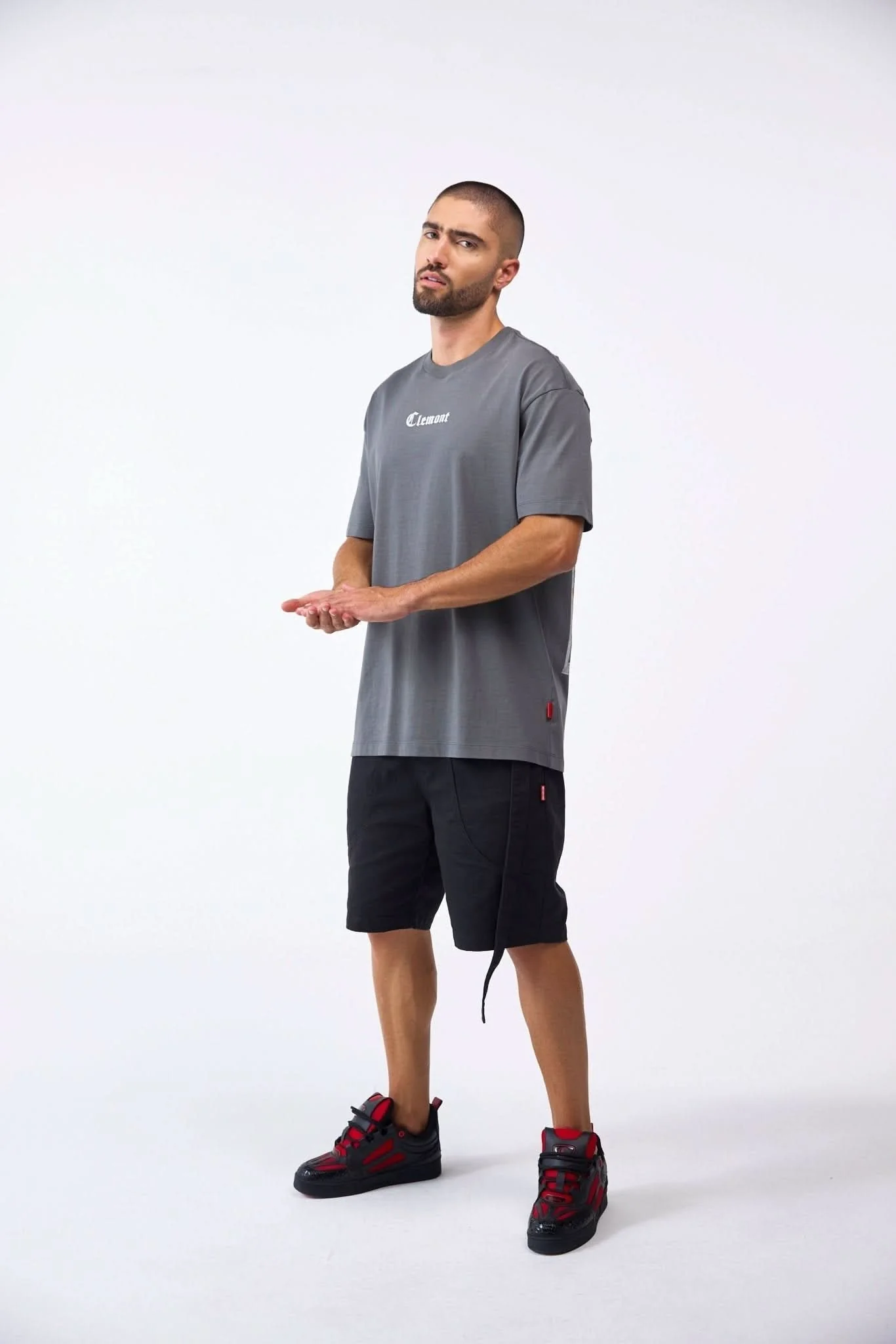CAMISETA MASCULINO PALADINO GRIS OSCURO CLEMONT - Image 7