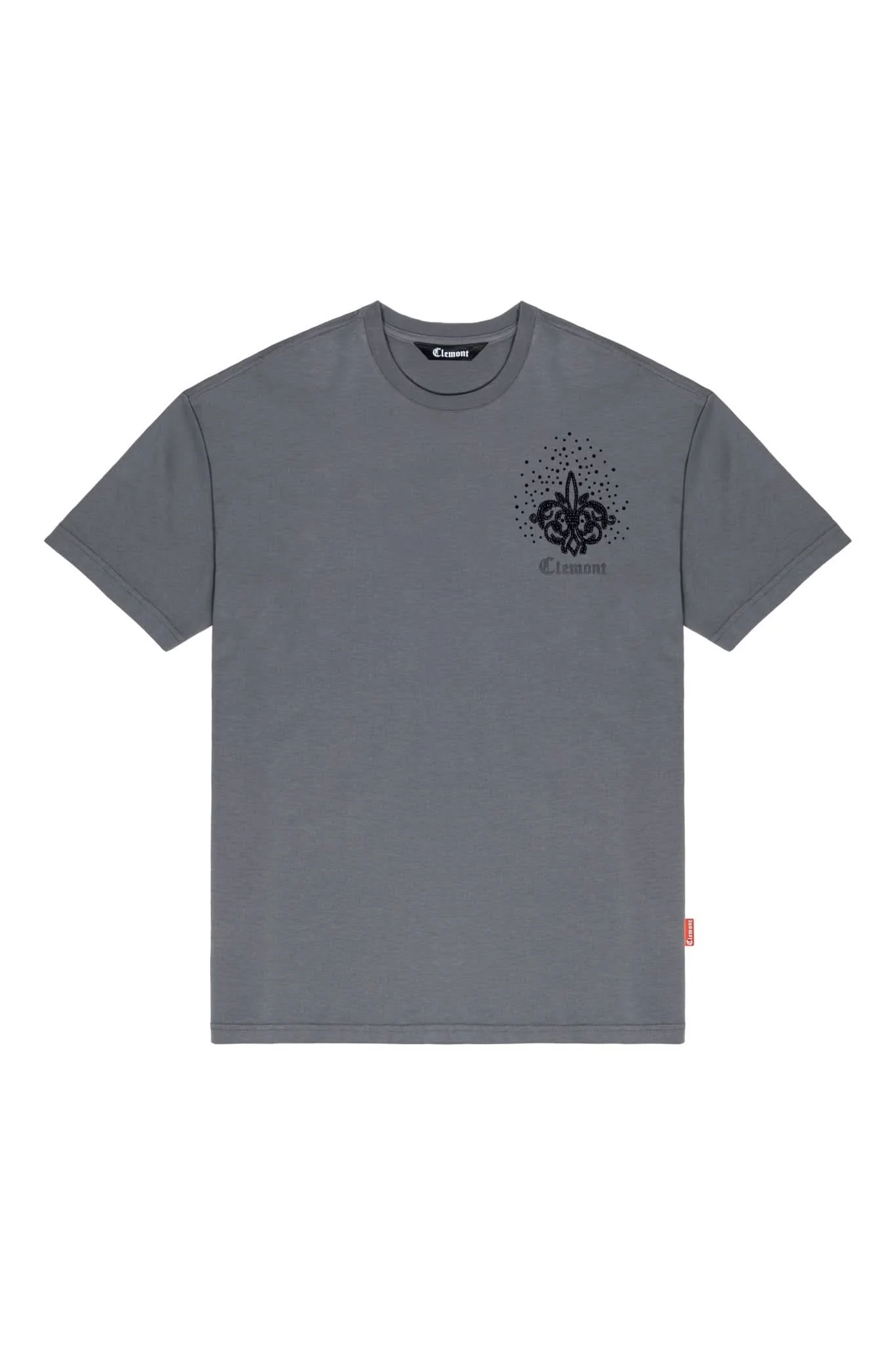 CAMISETA MASCULINO TELESMA GRIS OSCURO CLEMONT
