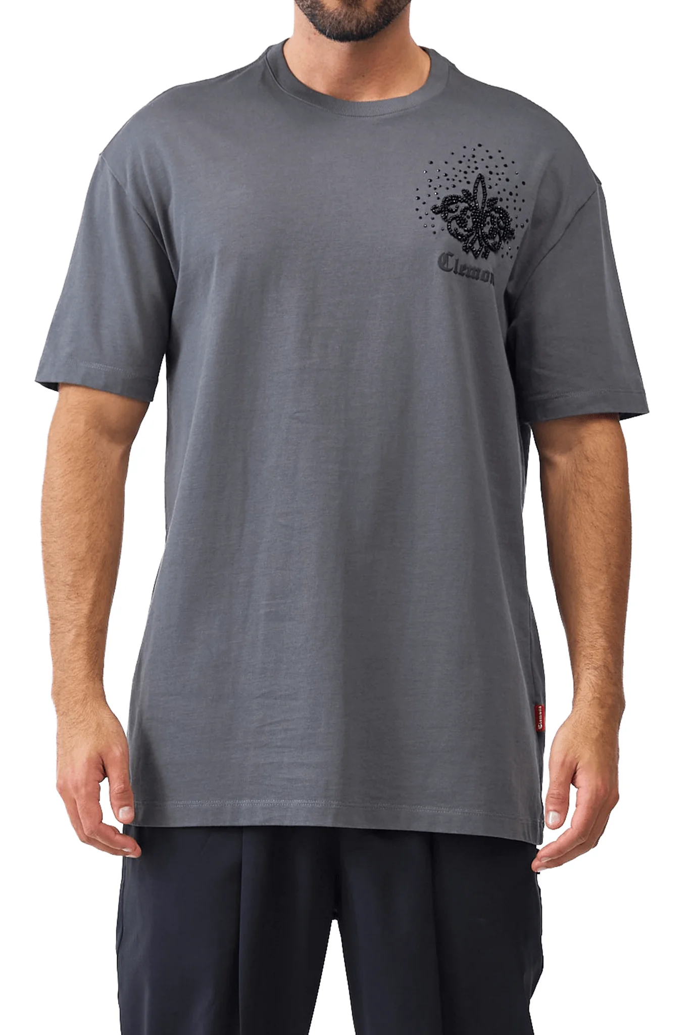 CAMISETA MASCULINO TELESMA GRIS OSCURO CLEMONT - Image 2
