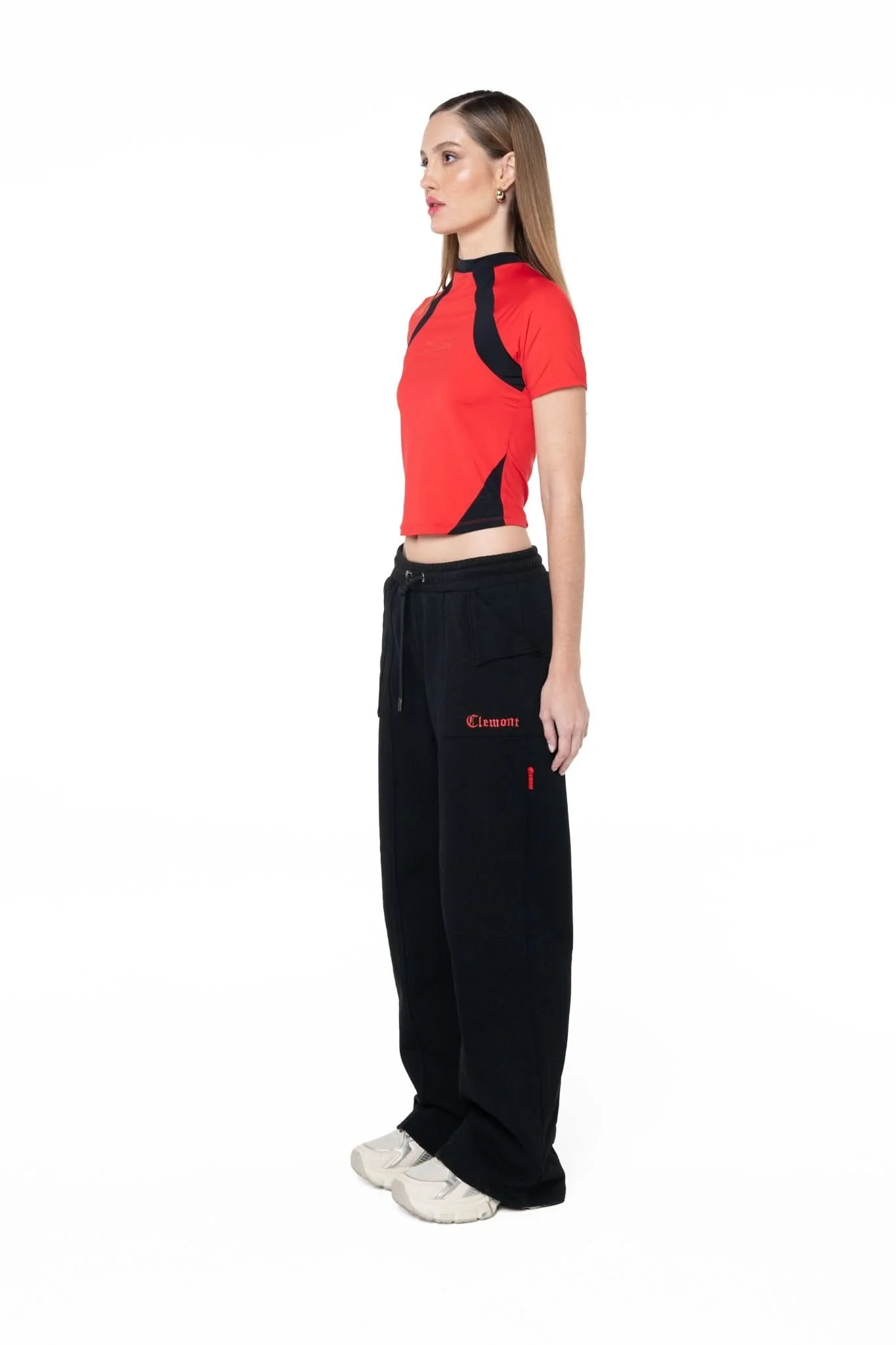 CAMISETA MUJER IRISDECENTE ROJO CLEMONT - Image 4