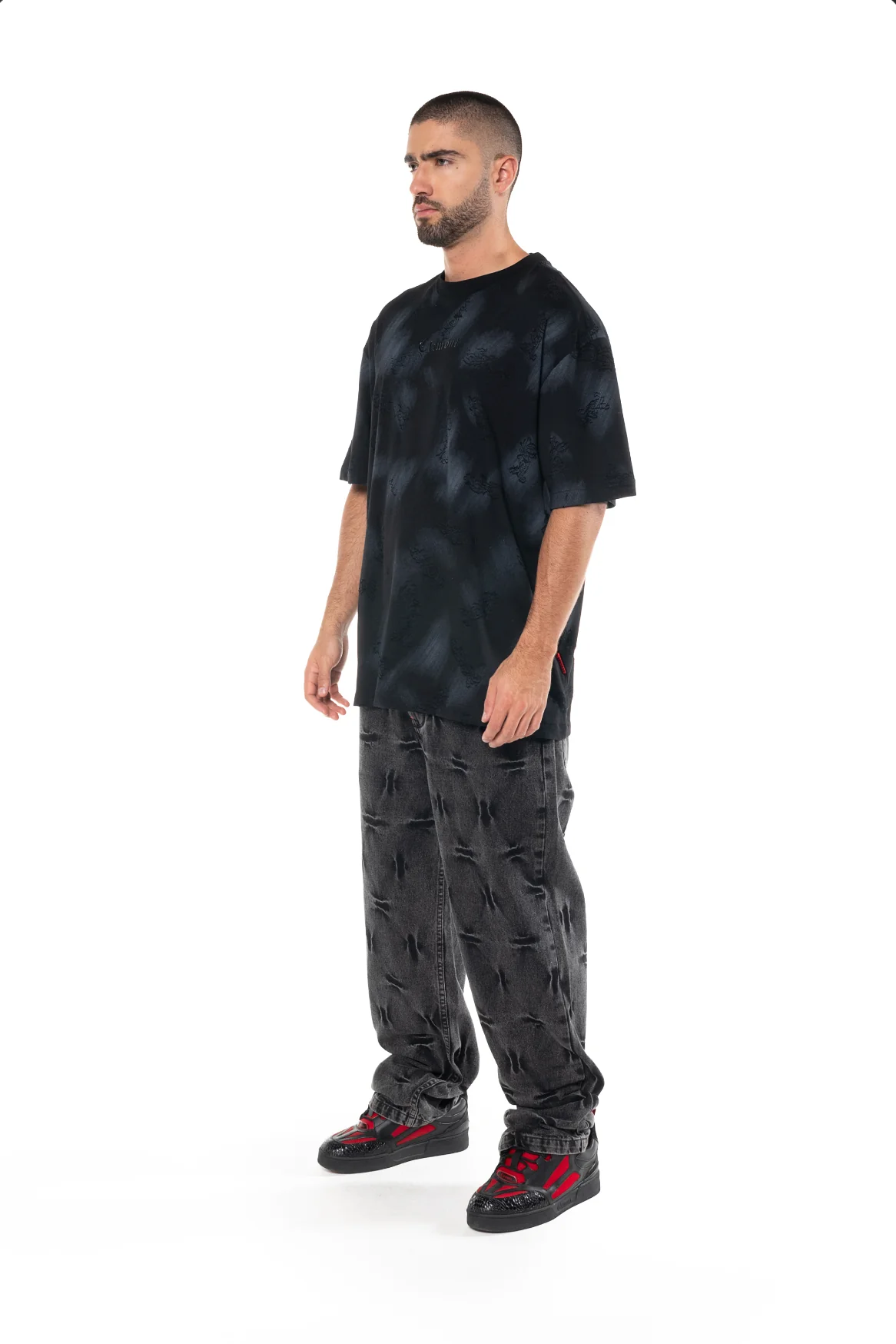 CAMISETA OVERSIZED CITTA NEGRO MASCULINO CLEMONT - Image 5