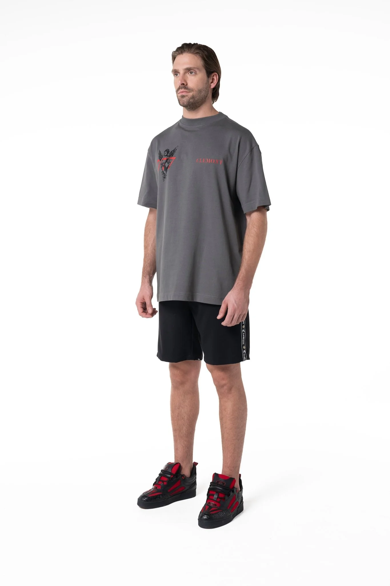 CAMISETA OVERSIZED HOMBRE PROMESSA GRIS OSCURO CLEMONT - Image 5