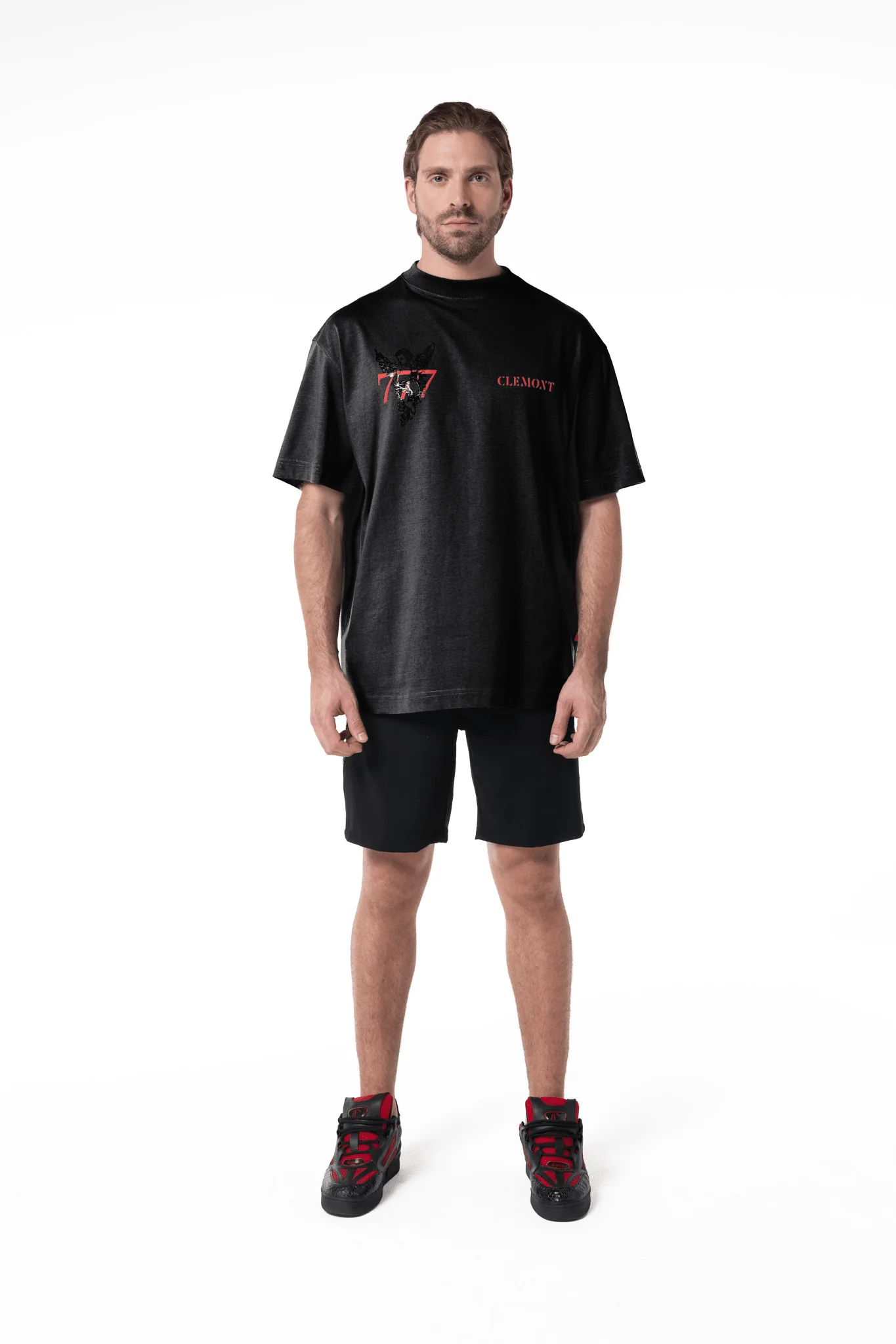 CAMISETA OVERSIZED HOMBRE PROMESSA NEGRO CLEMONT - Image 4