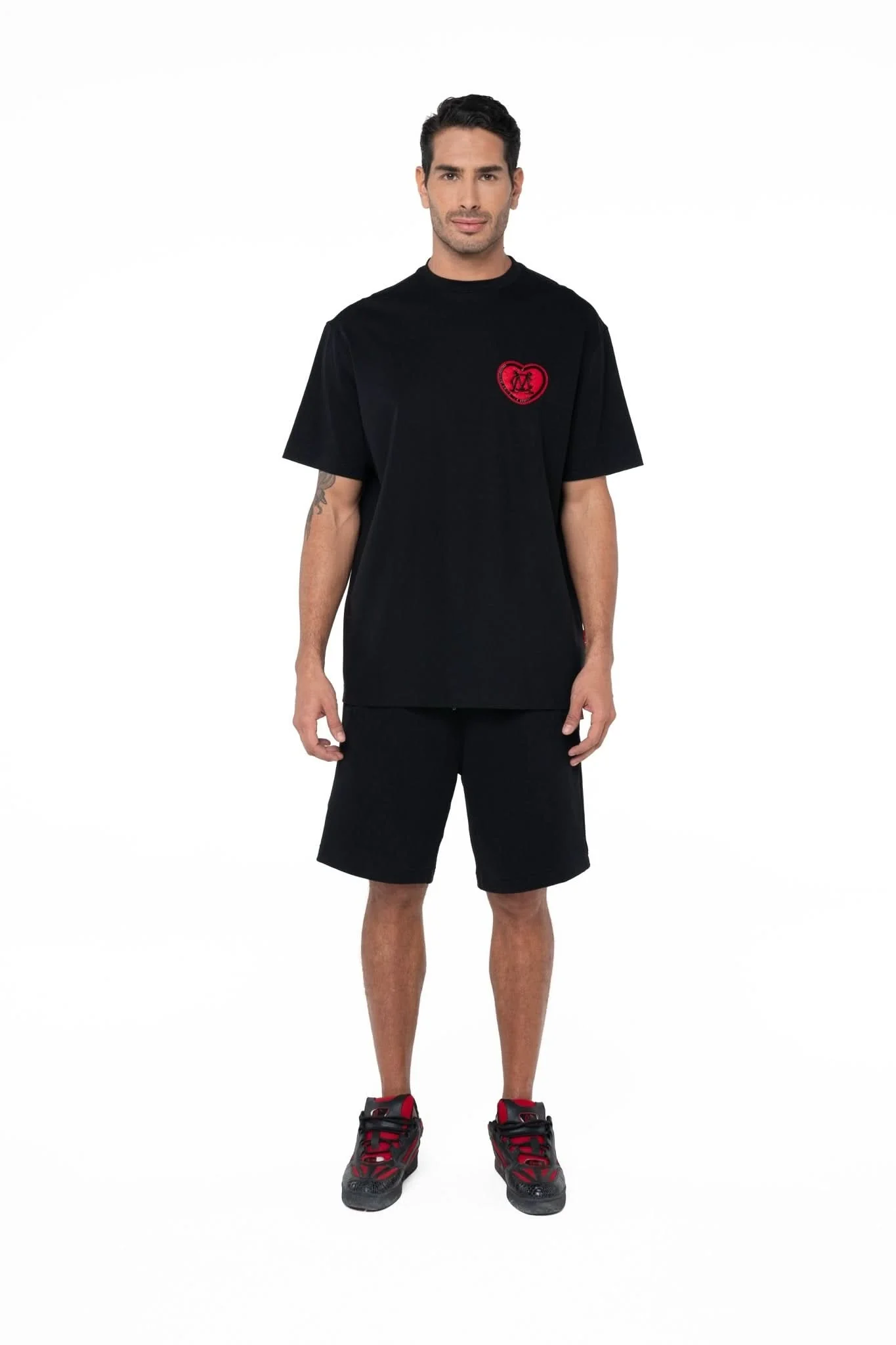 CAMISETA OVERSIZED MASCULINA ACCOGLIENZA NEGRO CLEMONT - Image 2