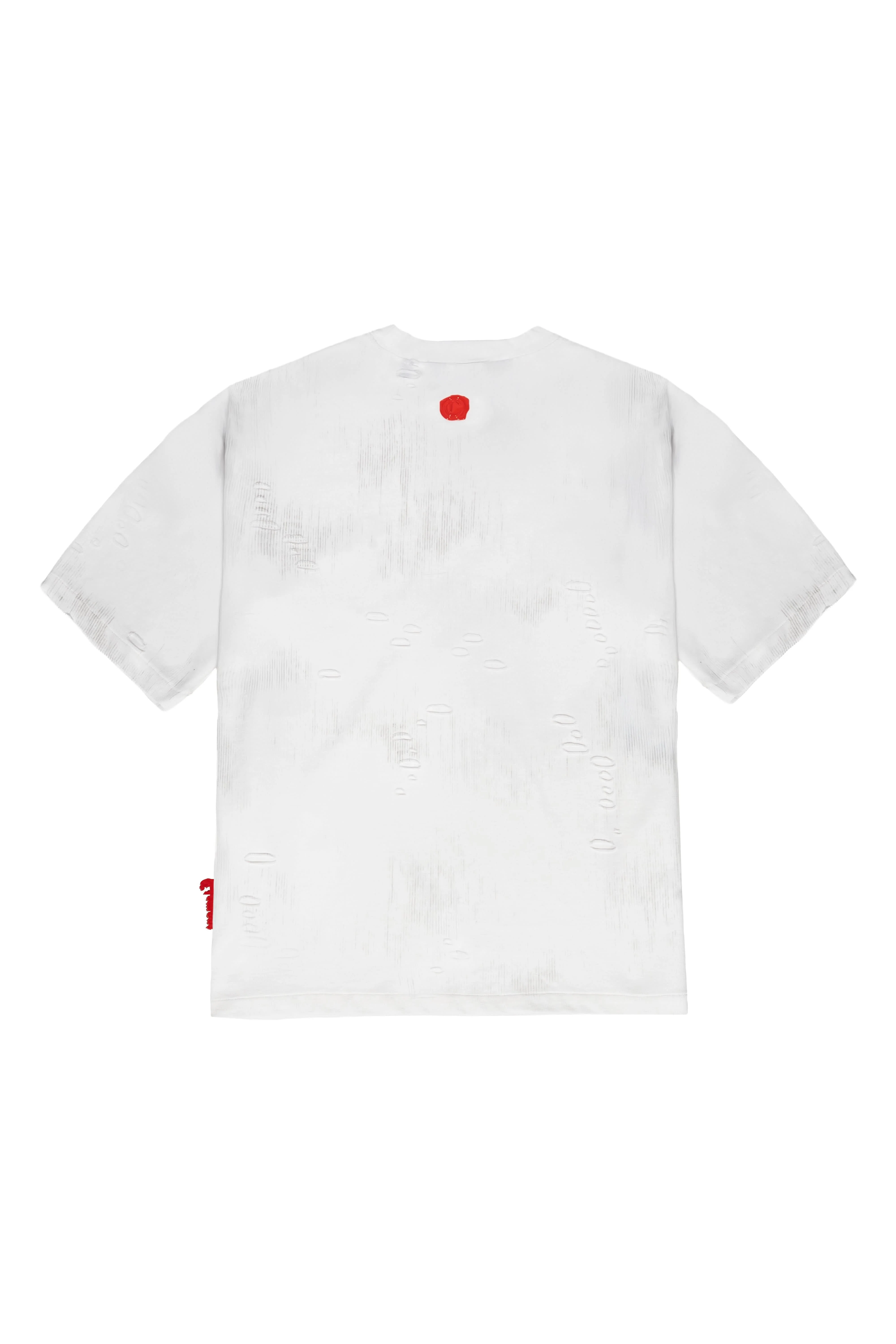 CAMISETA OVERSIZED MASCULINO ESTIVO CREMA/NEGRO CLEMONT - Image 3