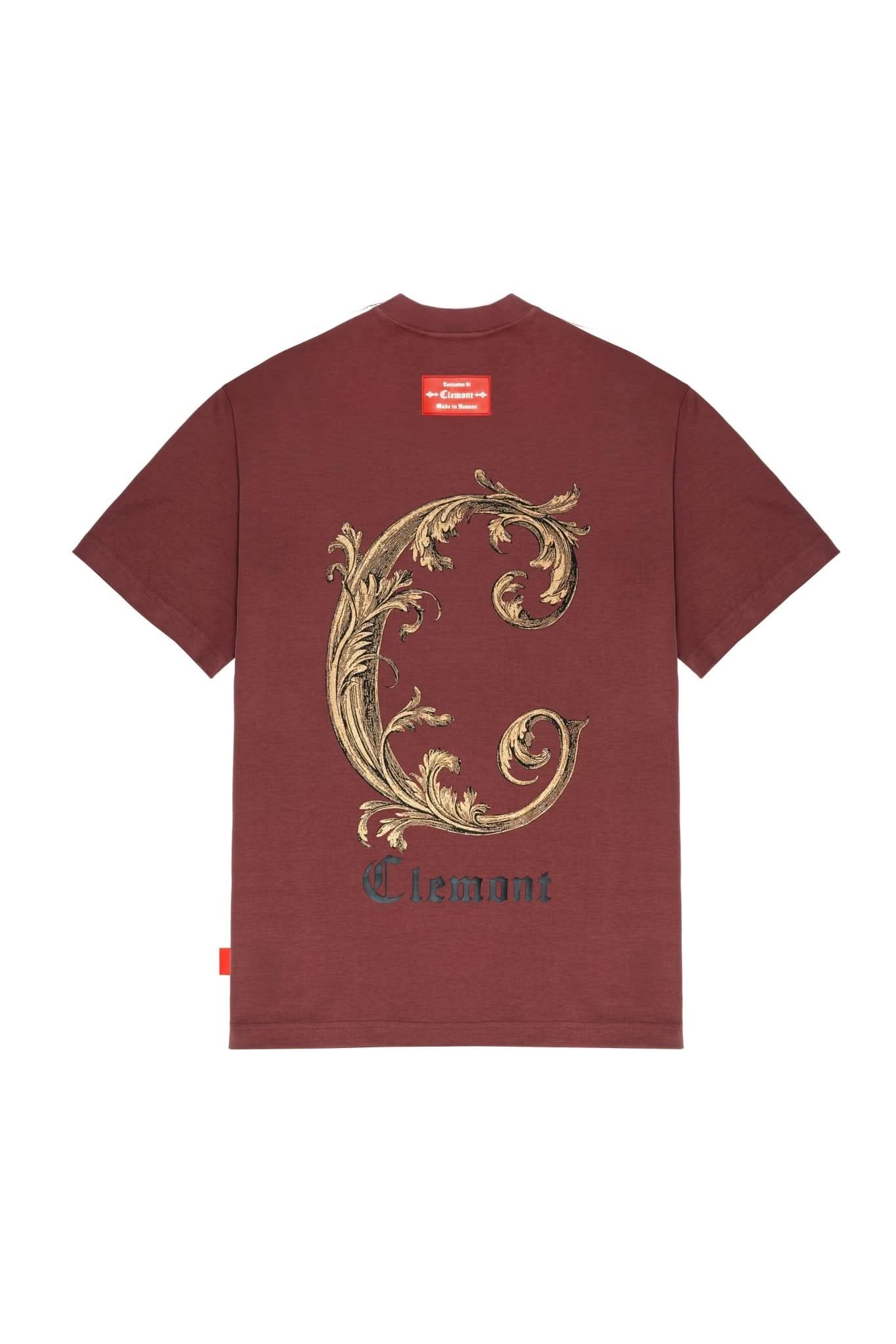 CAMISETA OVERSIZED MASCULINO ONIRICO VINOTINTO CLEMONT