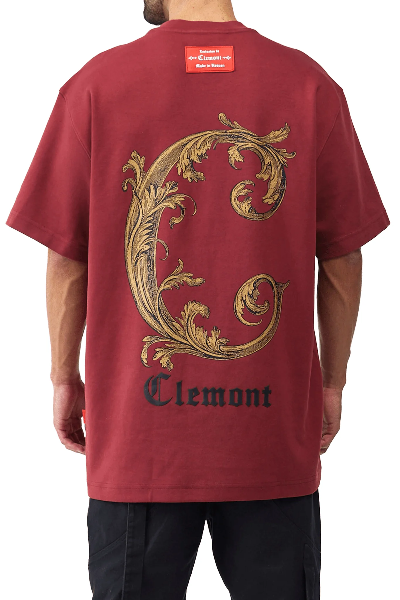 CAMISETA OVERSIZED MASCULINO ONIRICO VINOTINTO CLEMONT - Image 2
