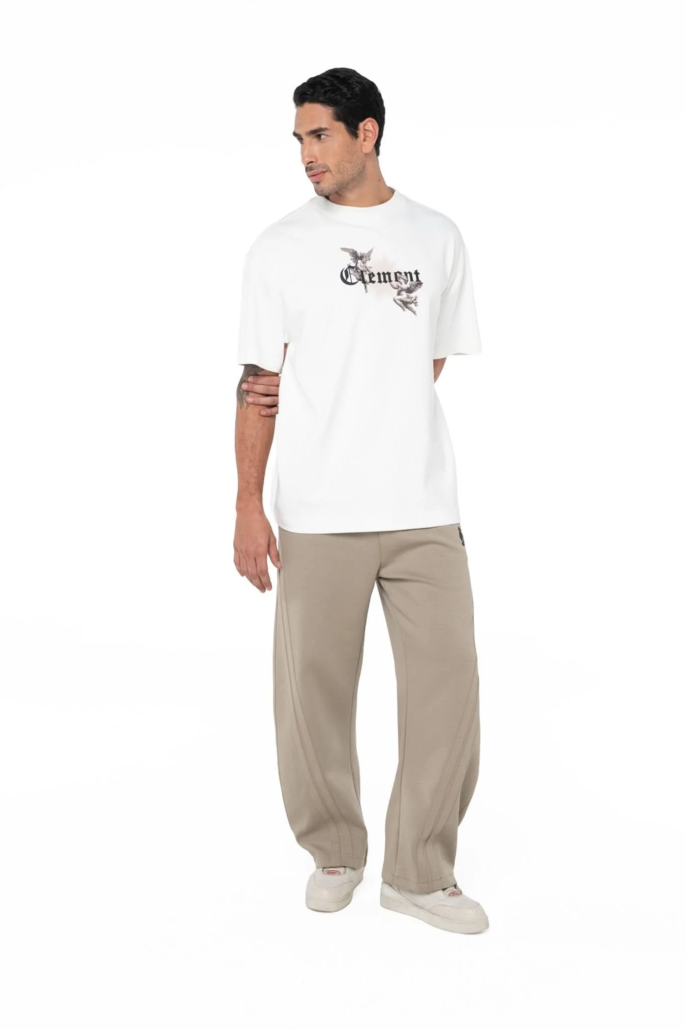 CAMISETA OVERSIZED MASCULINA RIFIORIRE CREMA CLEMONT - Image 6