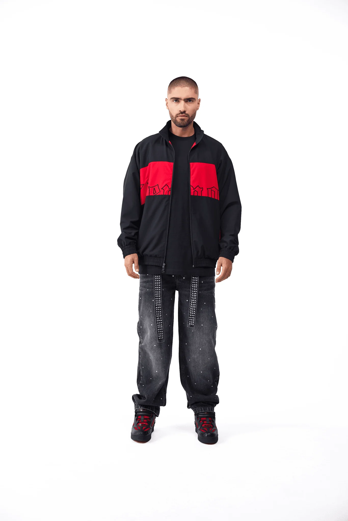 CHAQUETA MASCULINO DIOCESI NEGRO ROJO CLEMONT - Image 3