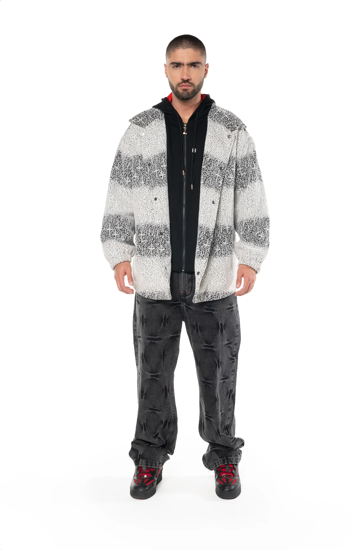 CHAQUETA SESTIERE BLANCO NEGRO MASCULINO CLEMONT - Image 3