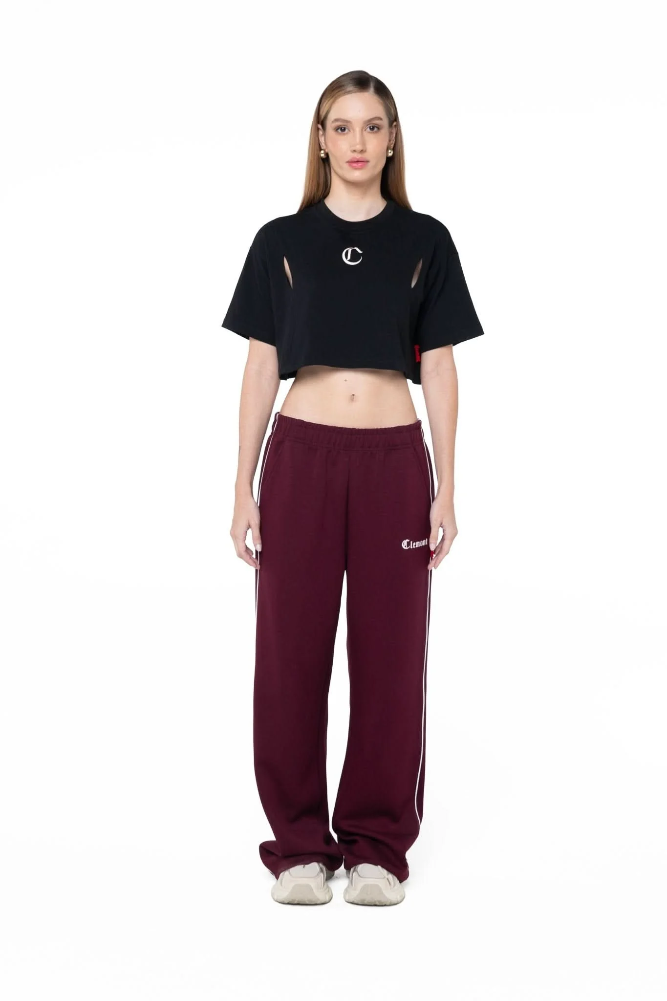 CROP TOP SEMI OVERSIZED MUJER APPOGGIO NEGRO CLEMONT - Image 4