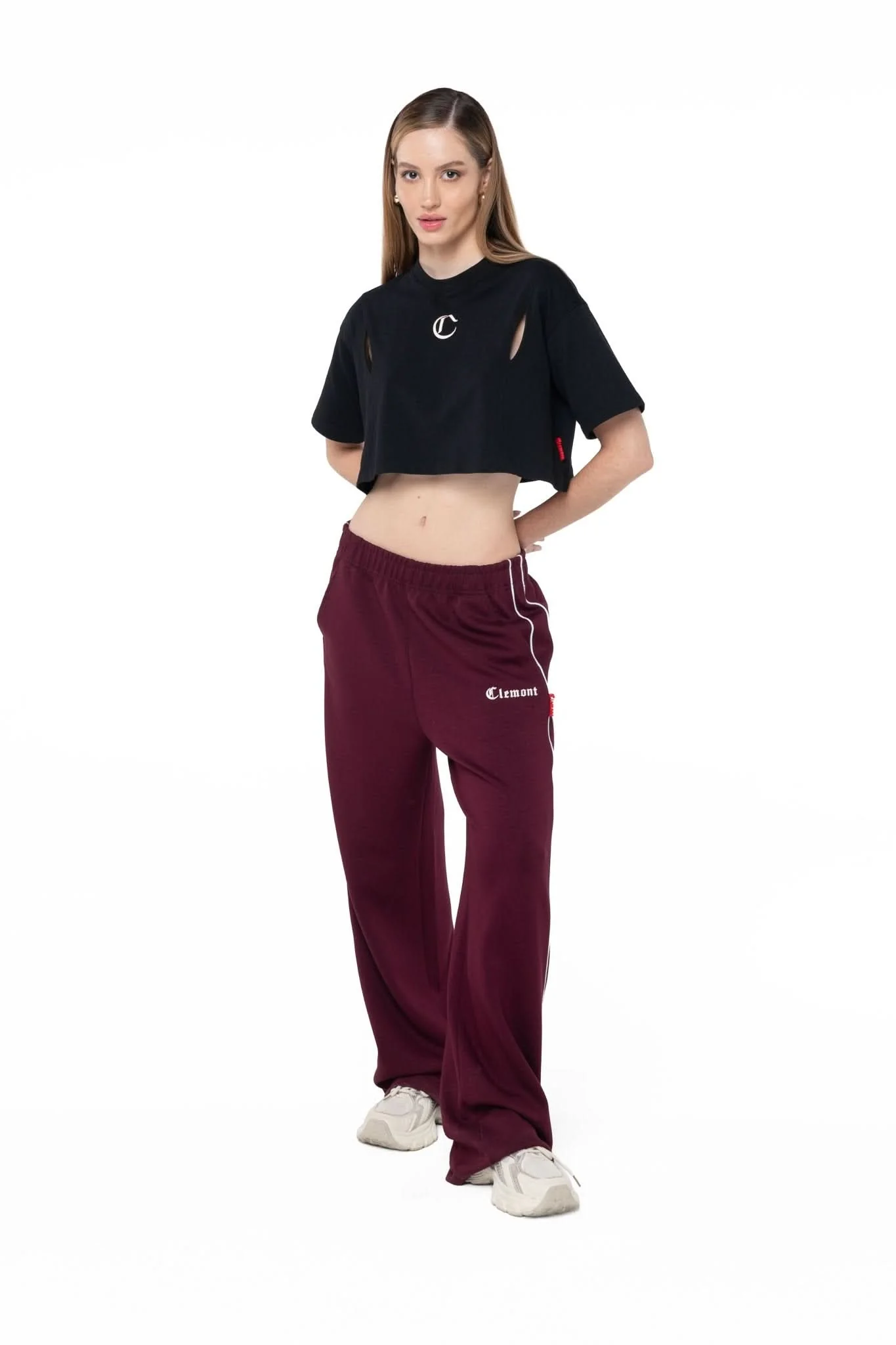 CROP TOP SEMI OVERSIZED MUJER APPOGGIO NEGRO CLEMONT - Image 6