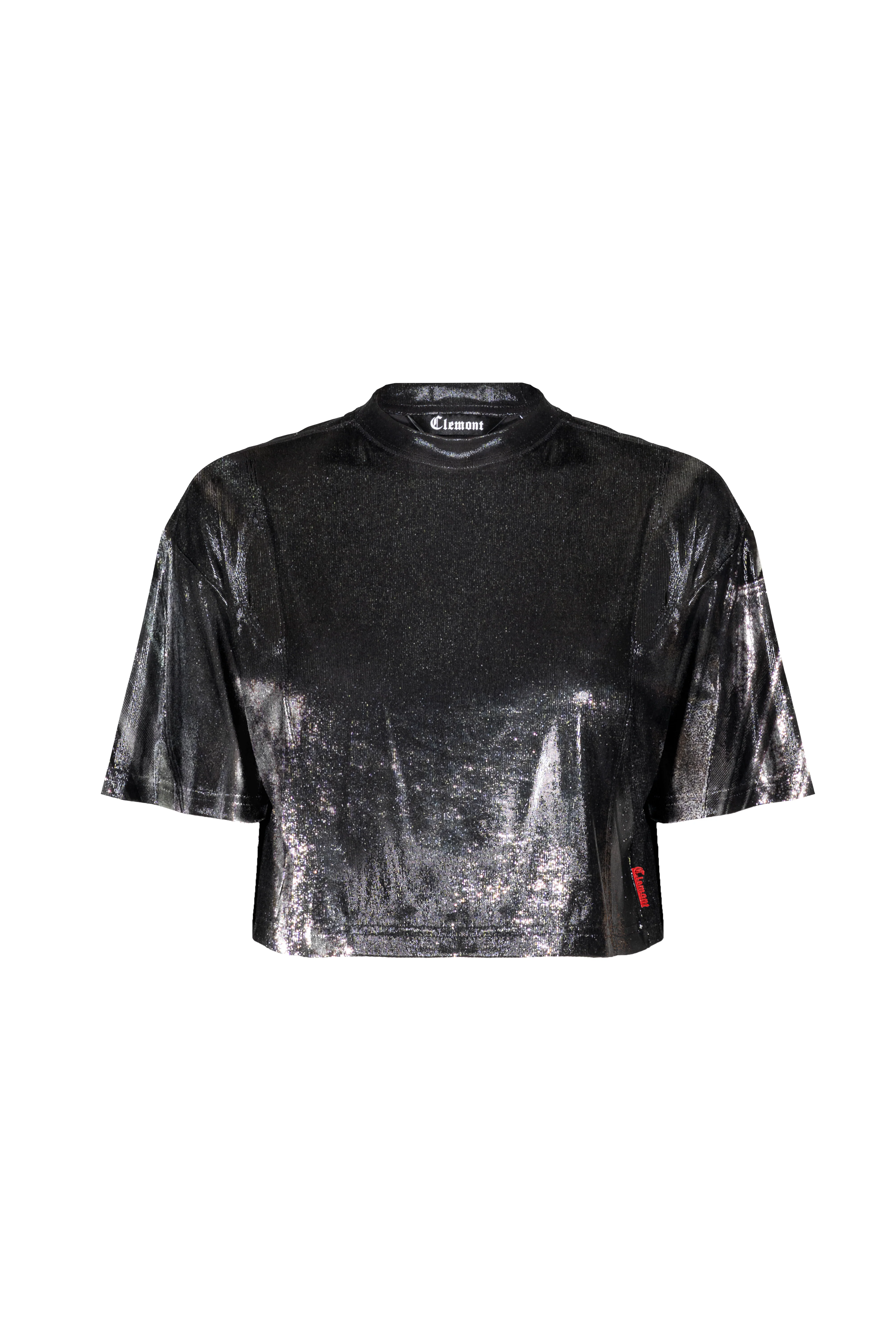 CROP TOP PLATINATO SILVER FEMENINO CLEMONT