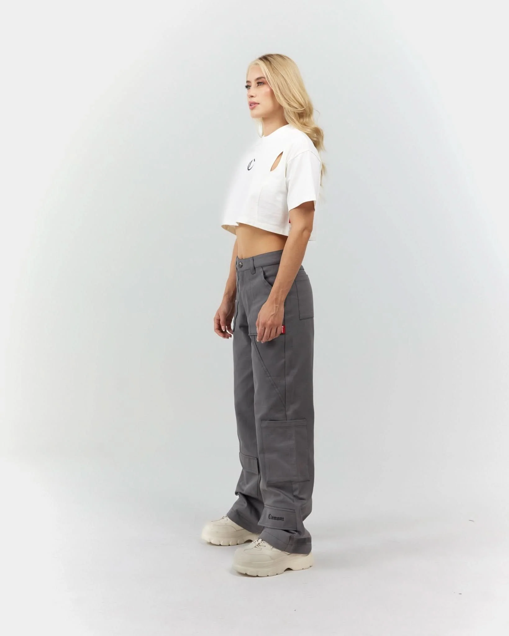 CROP TOP MUJER ARMONIOSO CREMA CLEMONT - Image 4