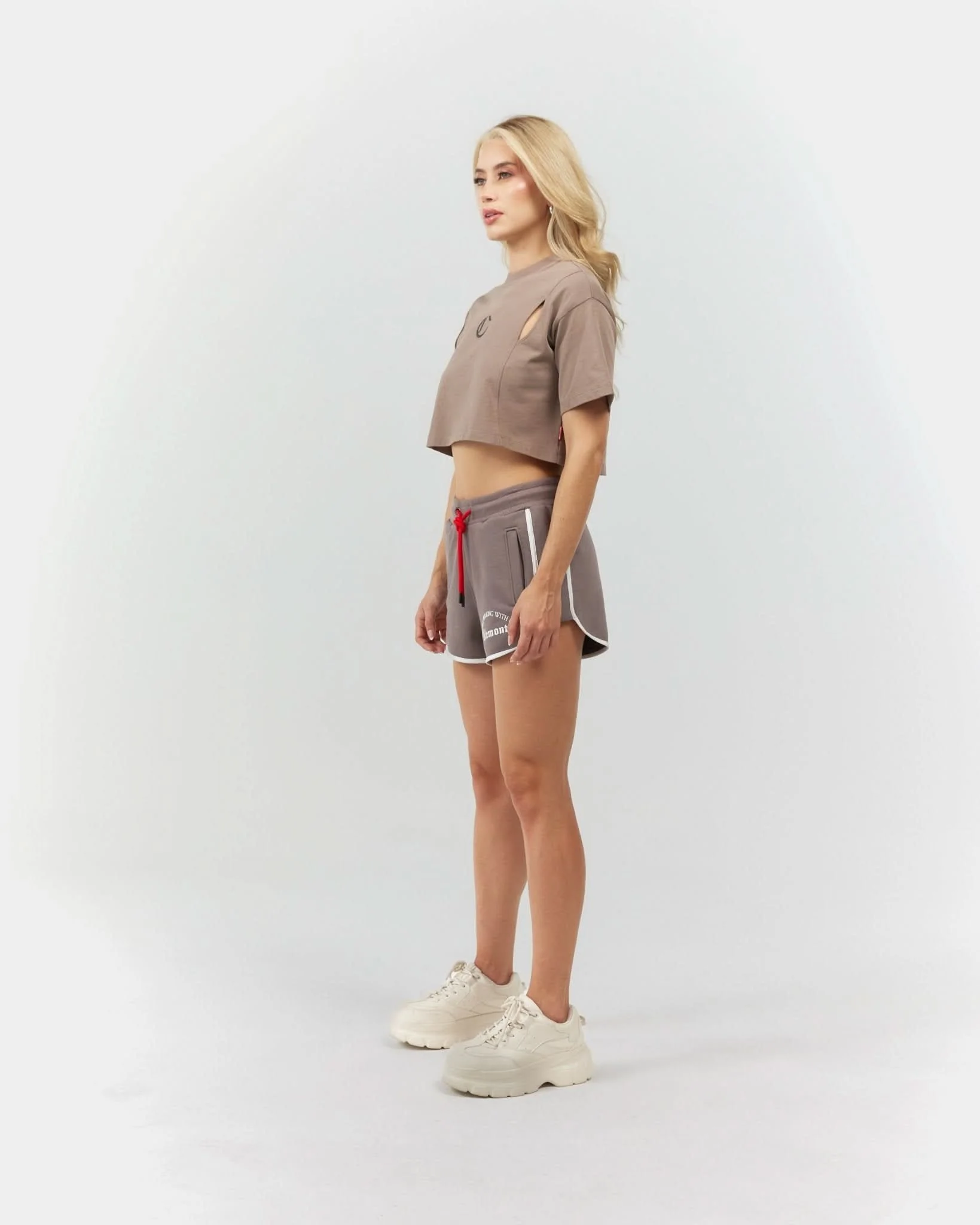 CROP TOP WOMEN ARMONIOSO TAUPE CLEMONT - Image 4