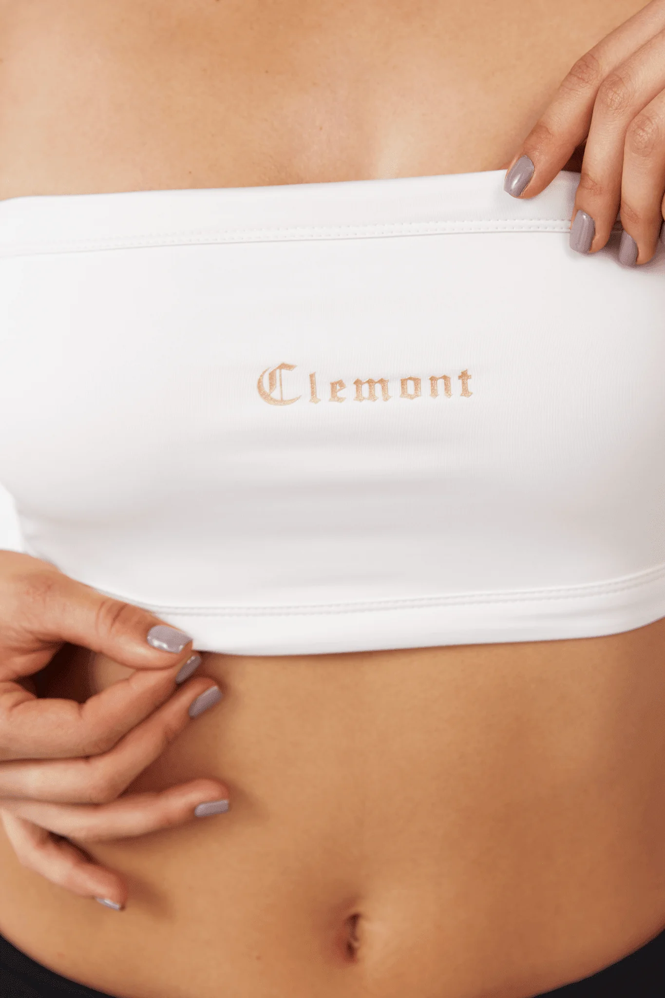 CROP TOP RESA  NUDE CLEMONT - Image 3