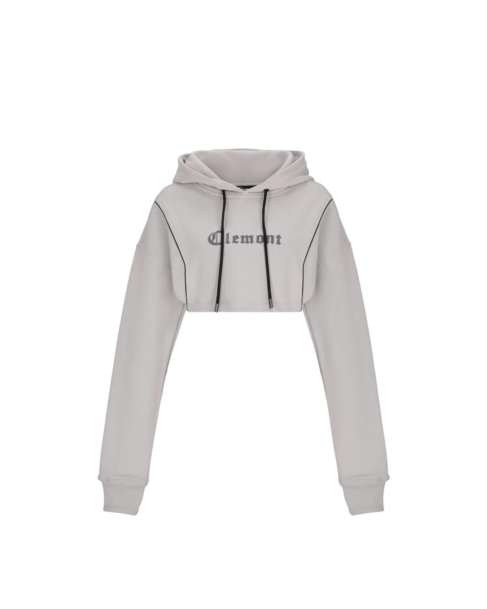CROPPED HOODIE WOMEN VIGORE GREY CLEMONT