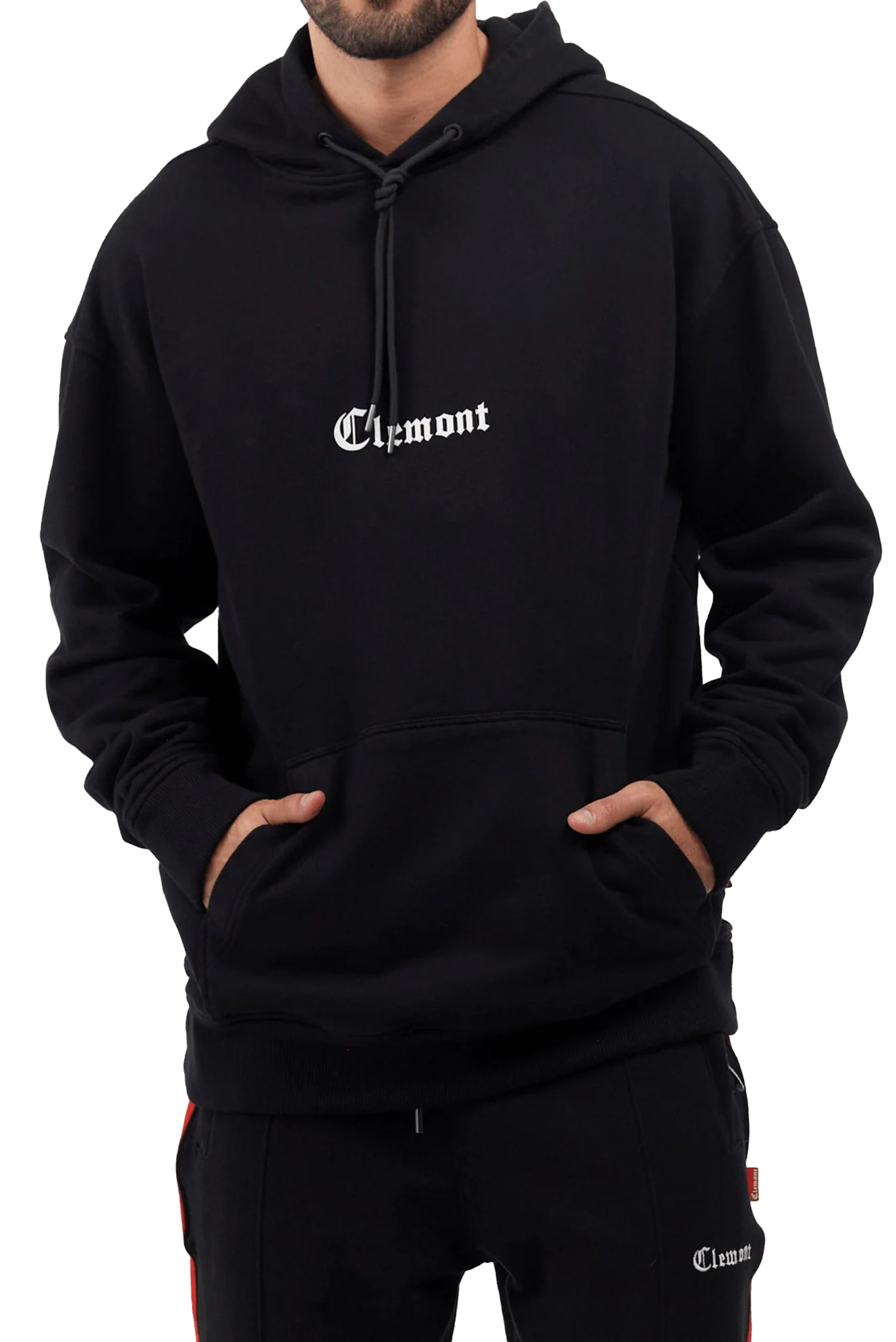 HOODIE MEN  INCANTEVOLE BLACK CLEMONT - Image 2