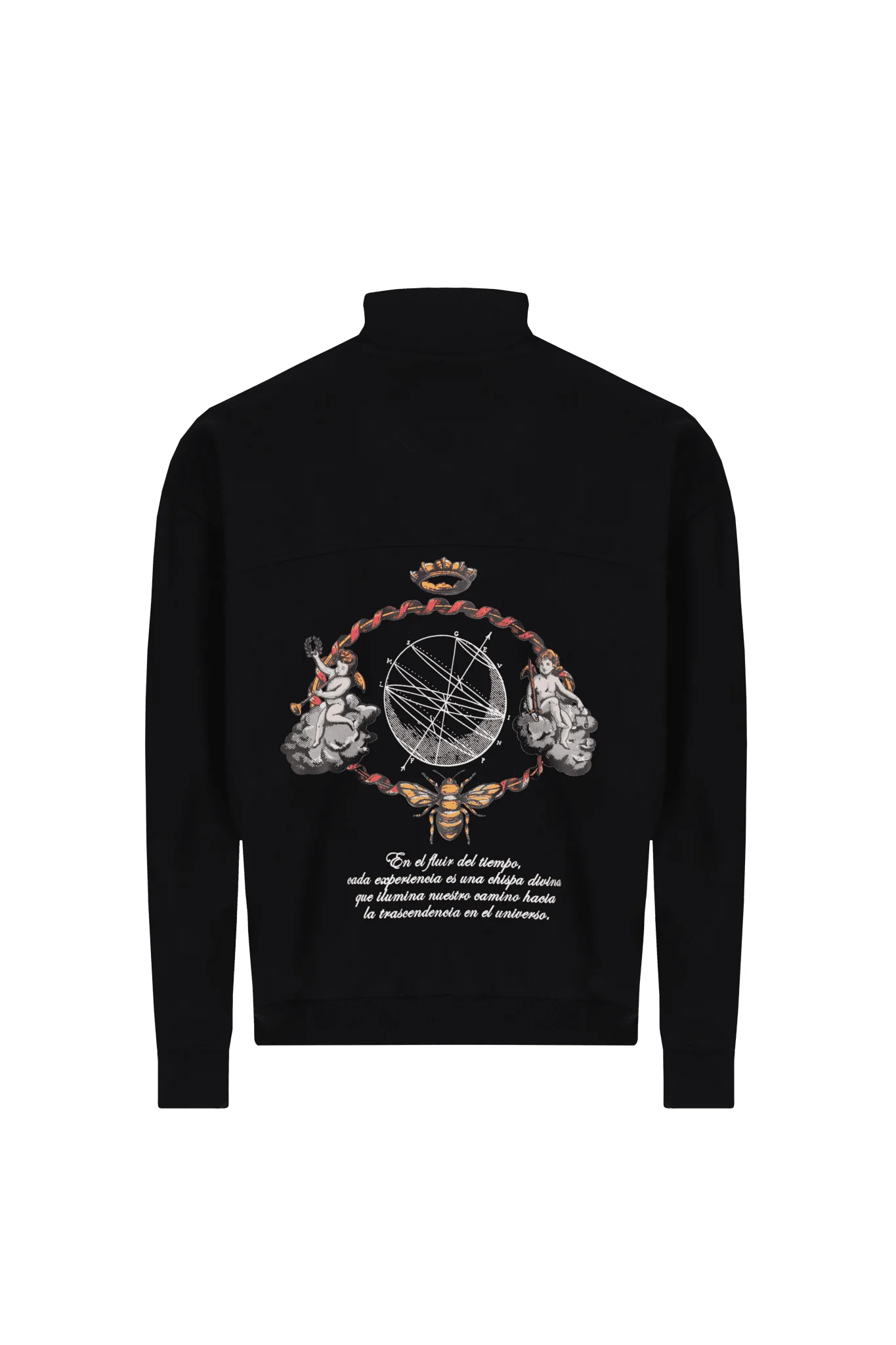 HOODIE SIMMETRIA NEGRO CLEMONT