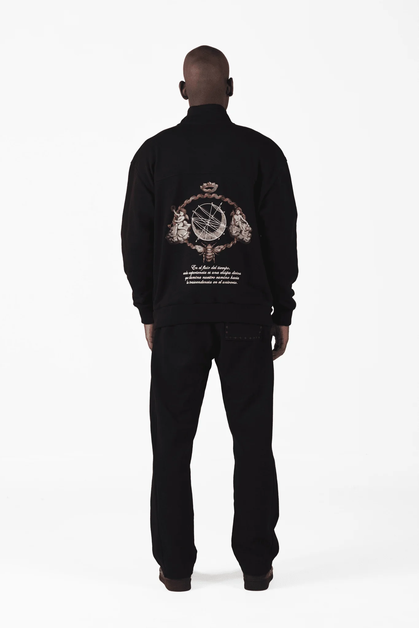 HOODIE SIMMETRIA NEGRO CLEMONT - Image 2