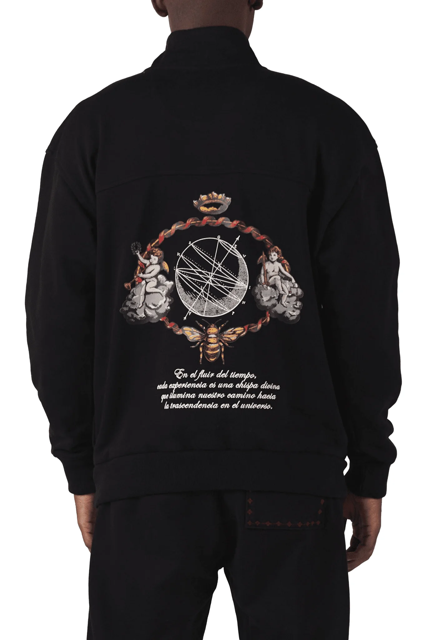 HOODIE SIMMETRIA NEGRO CLEMONT - Image 3