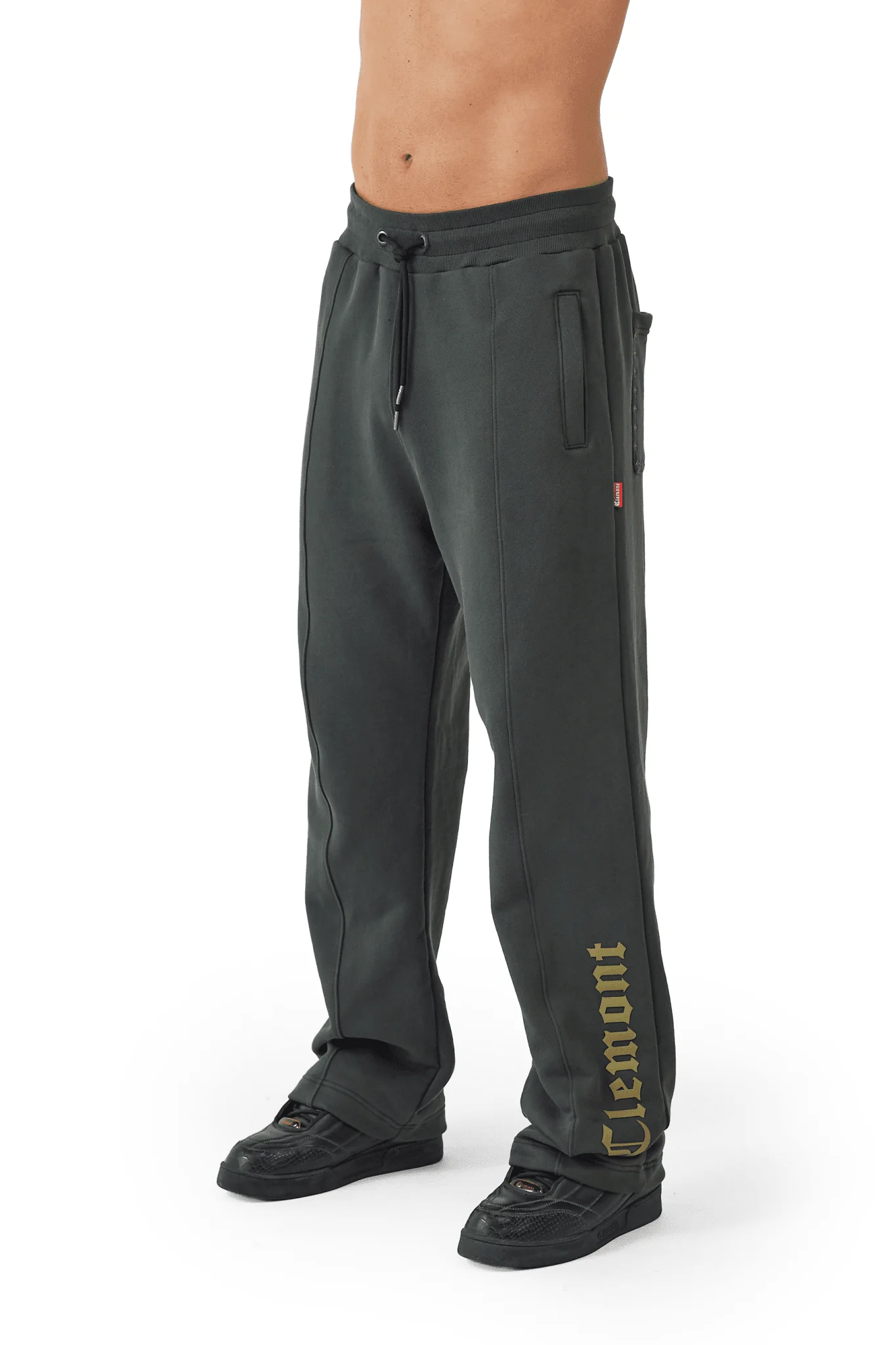 JOGGER SHORTS ABISSO VERDE OLIVA CLEMONT - Image 3